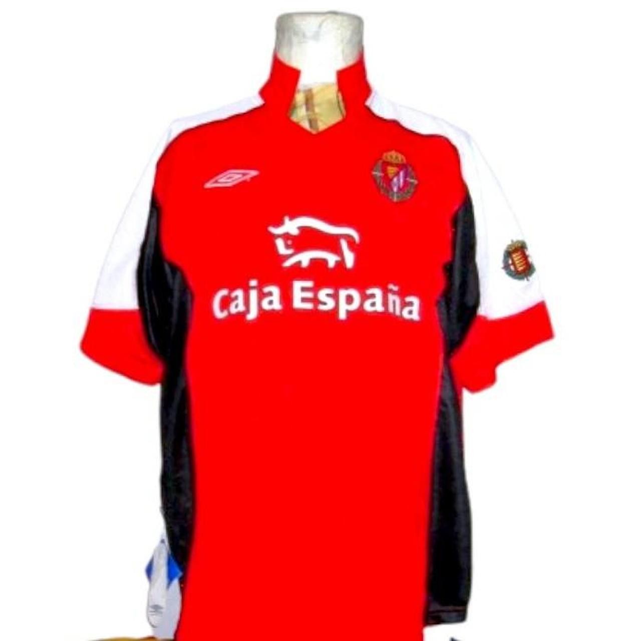 Umbro Real Valladolid Spain 2001 2002 Away Shirt Jersey camiseta Size US XL / EU 56 / 4 - 1 Thumbnail