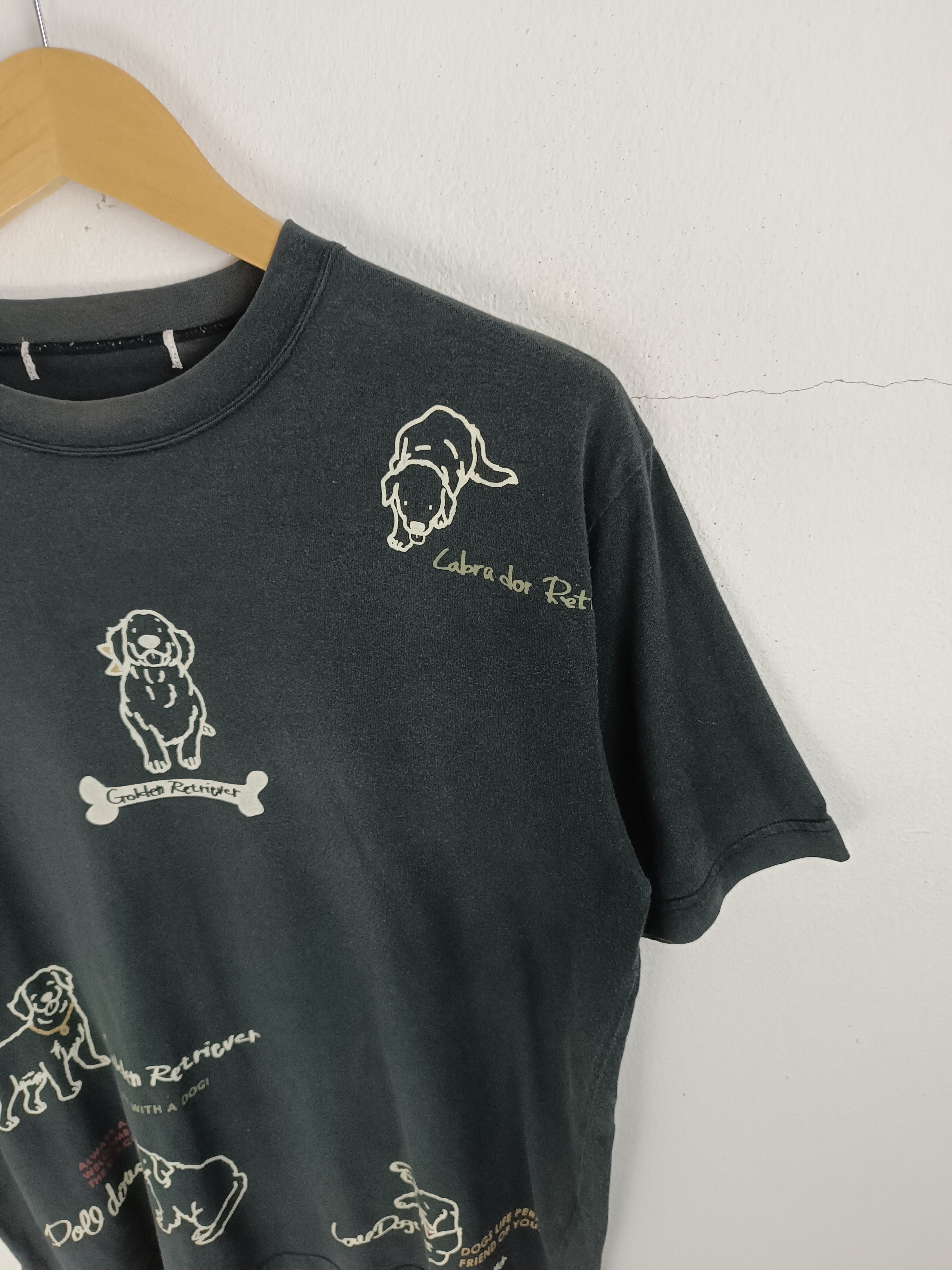 Vintage VINTAGE GOLDEN RETRIEVER FADED DISTRESSED PETS DOG CAT TEE Size US M / EU 48-50 / 2 - 7 Thumbnail