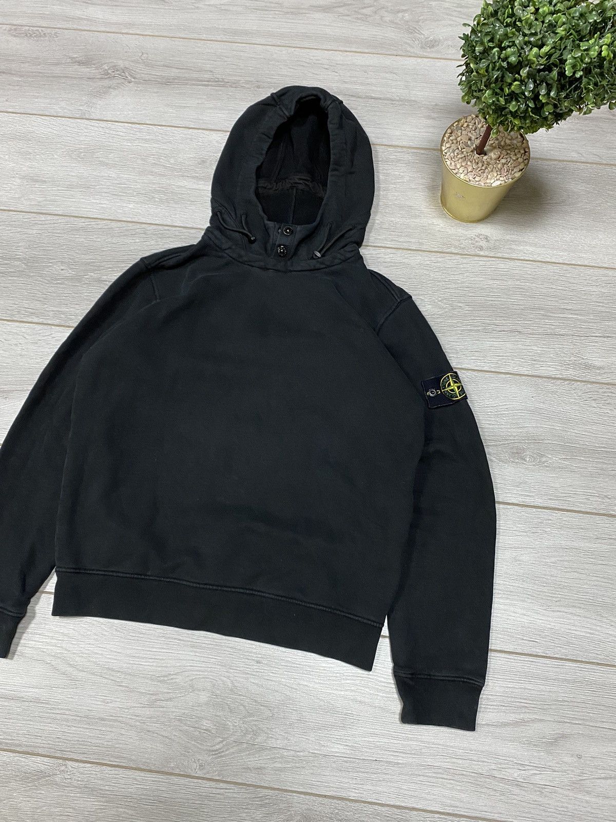 Vintage Stone Island hoodie badge ninja buttons hood Size US S / EU 44-46 / 1 - 5 Thumbnail