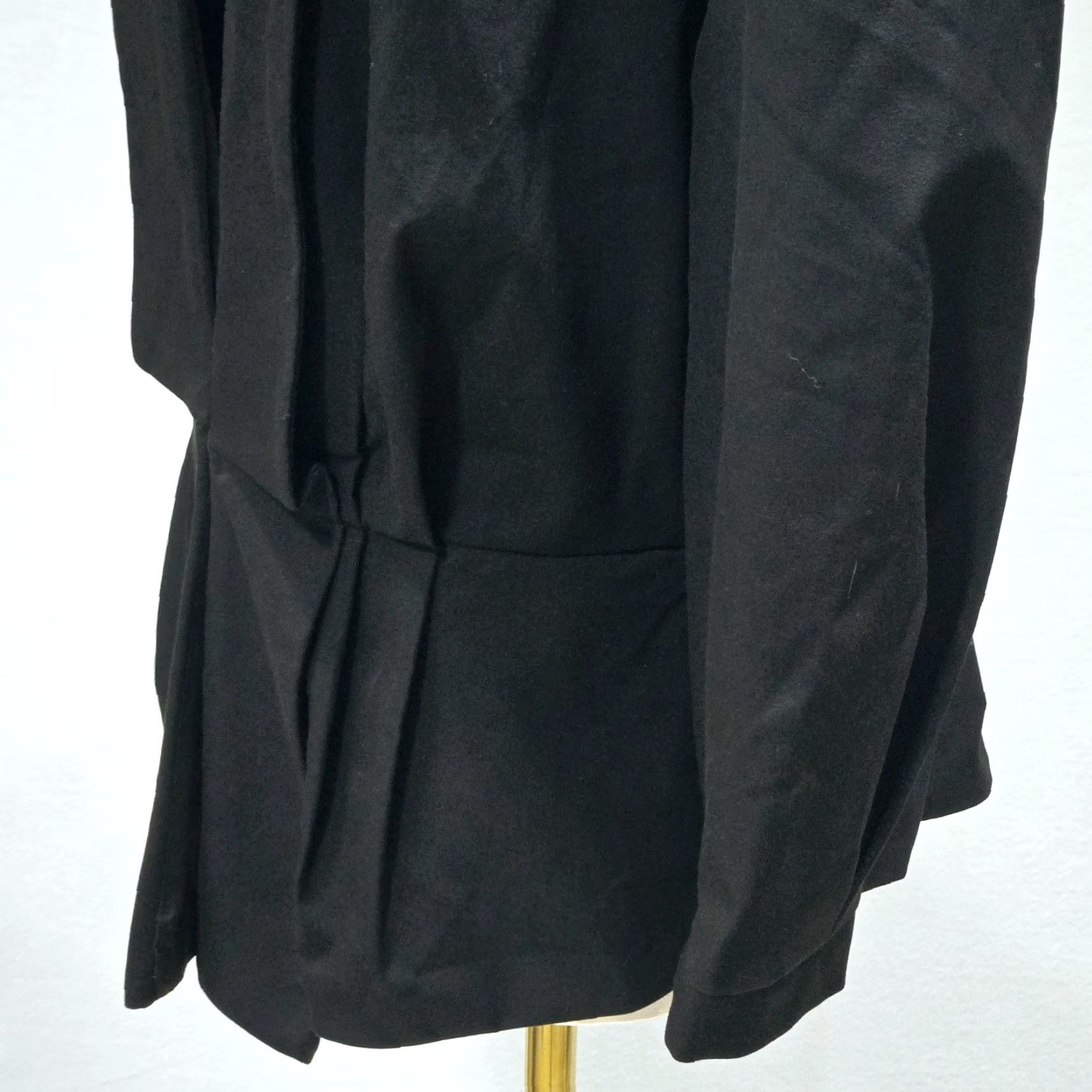Vintage BISOU BISOU Blazer Jacket *Womens* Black Pleated NWT Lined Size L Vintage Size L / US 10 / IT 46 - 6 Thumbnail