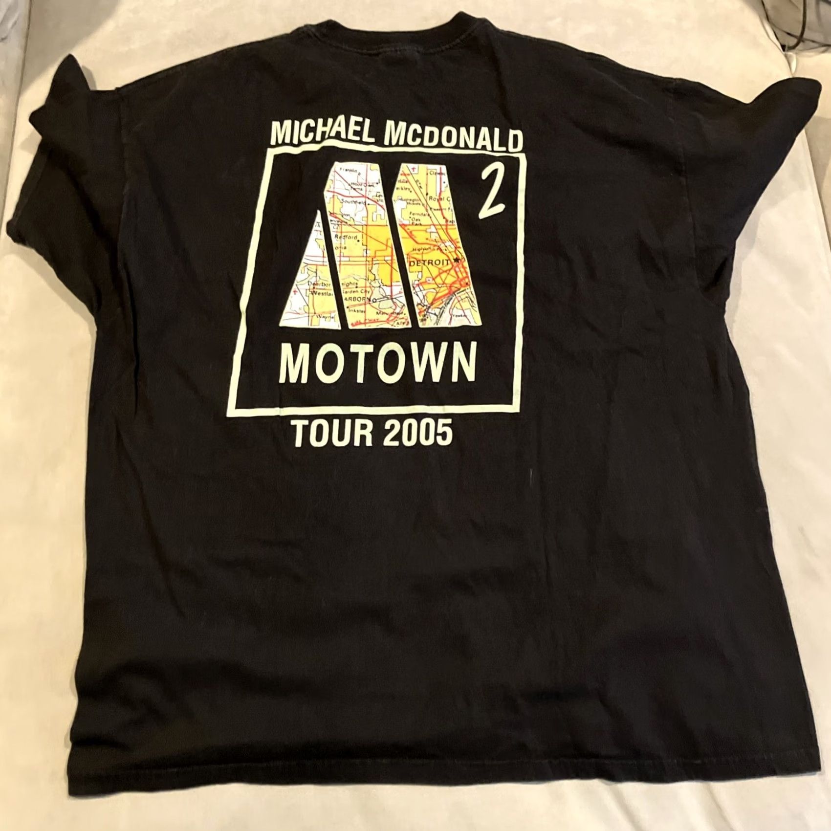 Vintage VINTAGE Michael McDonald Motown 2 2005 Concert Tour T Shirt XXL Black Men Short Sleeve M&O 2XL T-Shirt RARE Size US XXL / EU 58 / 5 - 4 Thumbnail
