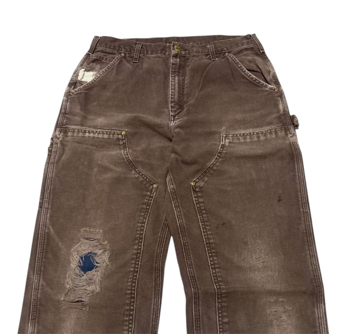 Carhartt Distressed Carhartt Double Knee Carpenter Pants Size US 34 / EU 50 - 2 Thumbnail