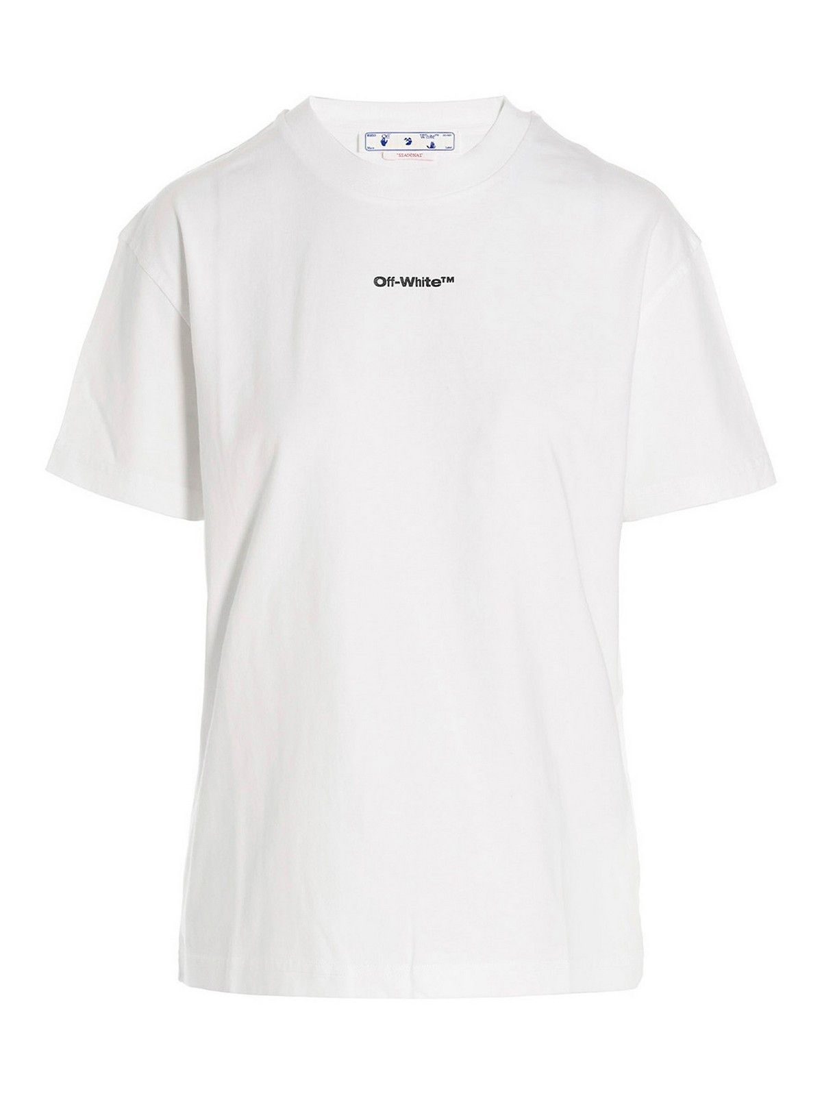 Off-White o1gr1nt0125 Tie Dye Arrow Casual T-Shirt in White Size US XXS / EU 40 - 1 Thumbnail