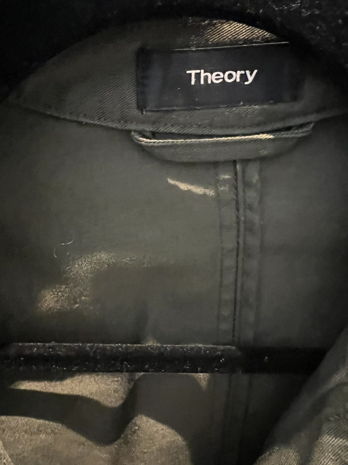 Theory Oversized olive green Jackie ties at the waistline Size L / US 10 / IT 46 - 2 Thumbnail