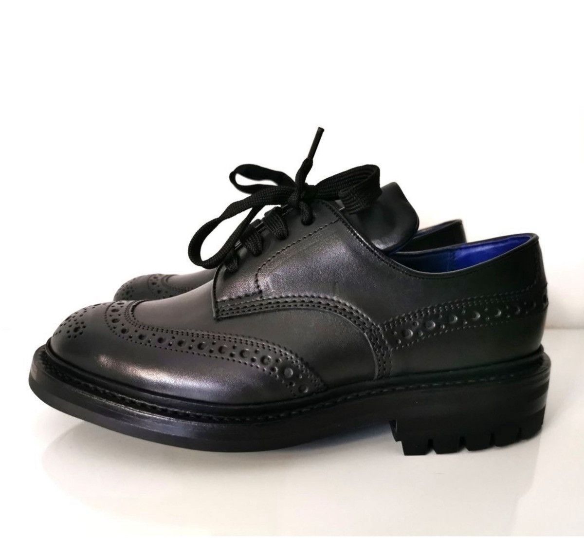 Burberry Burberry x Tricker’s Leather Derby Shoes – UK 4 / EU 36 – Size US 5 / EU 37 - 4 Thumbnail