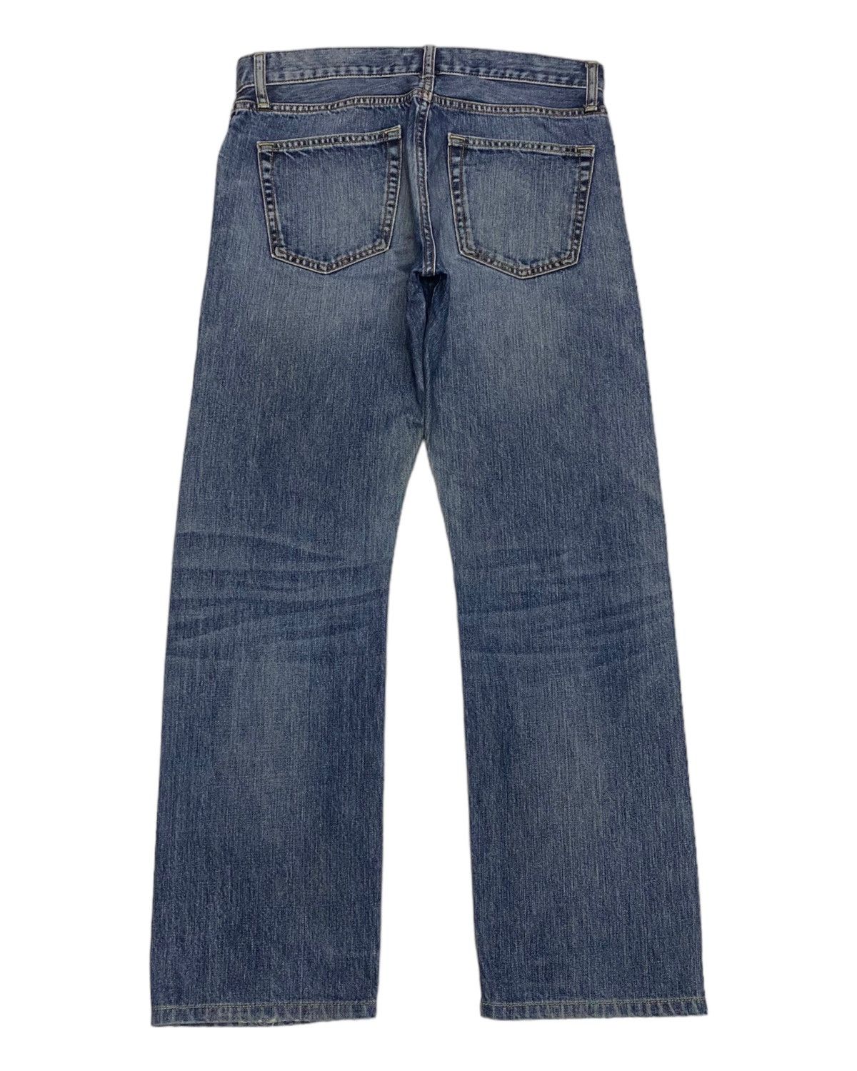 Japanese Brand VINTAGE UNIQLO JAPAN SELVEDGE DISTRESSED DENIM PANTS Size US 32 / EU 48 - 5 Thumbnail