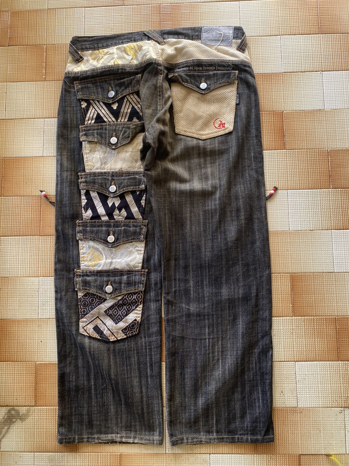 Japanese Brand Vintage juvenile delinquen multi pocket denim Size US 38 / EU 54 - 20 Thumbnail