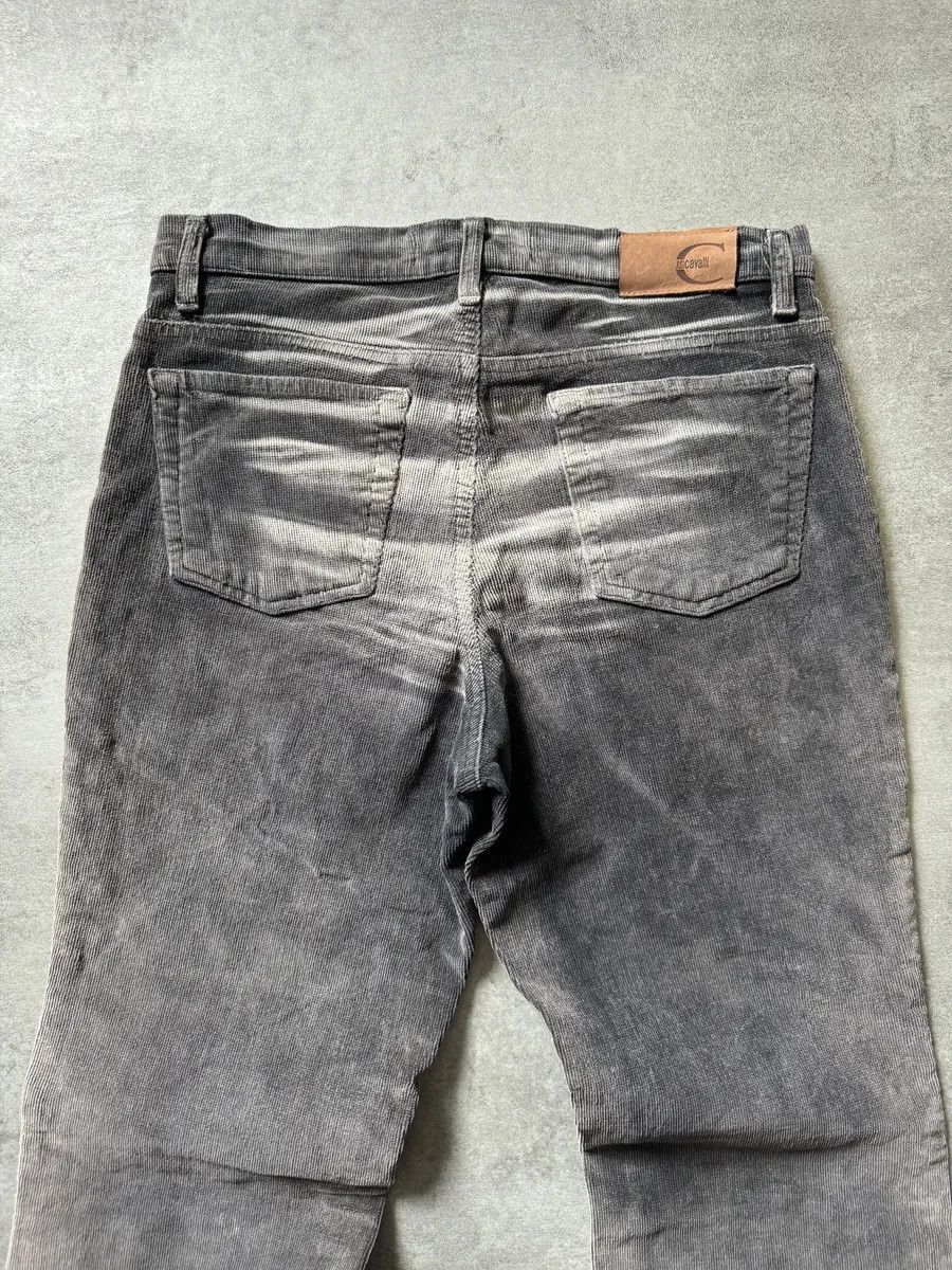 Just Cavalli × Vintage SS2004 Cavalli Velvet Grey Pants Size US 30 / EU 46 - 3 Thumbnail