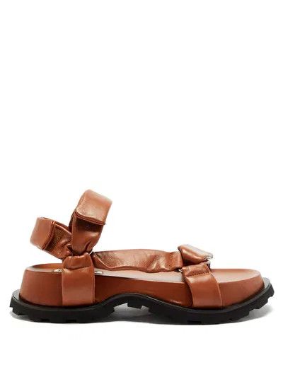Jil Sander o1y1025 Sandals in Camel Size US 6 / IT 36 - 1 Thumbnail