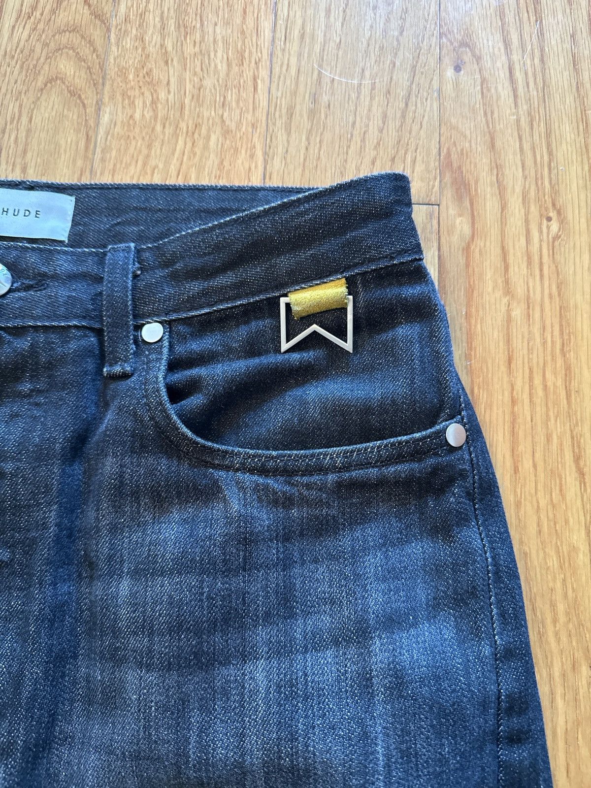 Rhude Rhude Cropped Jean [Black] Size US 30 / EU 46 - 3 Thumbnail