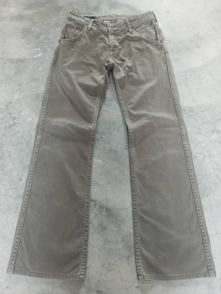 Tornado Mart Flare Jeans Japan John Bull Faded Green Army Bootcut Jeans Size US 29 - 2 Thumbnail