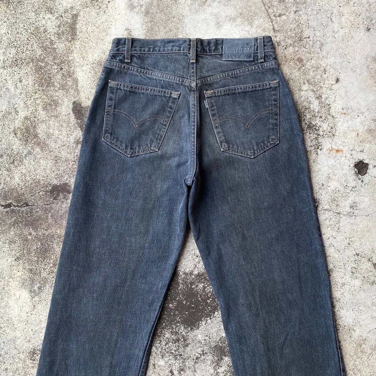 Levi's Vintage Clothing VINTAGE LEVIS 99 SILVERTAB BAGGY LOOSE FADED BLACK DENIM Size US 31 - 3 Thumbnail