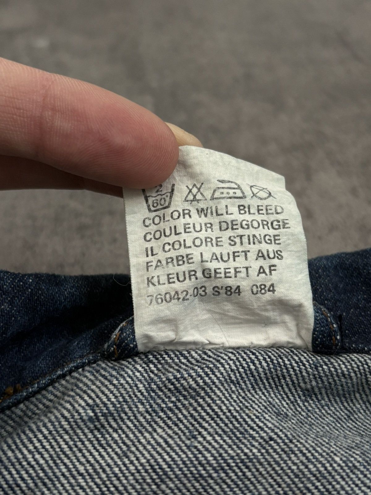 Levi's Vintage Clothing Levi’s Vintage 1980s Washed Denim Jacket Rare Item Full Zip Size US S / EU 44-46 / 1 - 15 Thumbnail