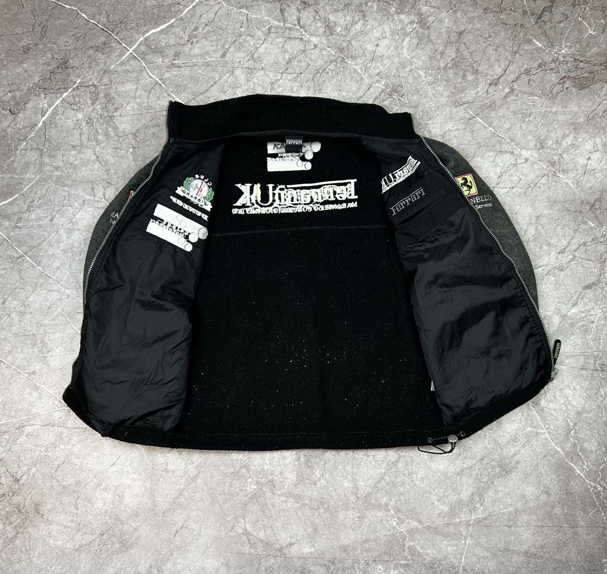 Ferrari Vintage 1999 Ferrari Nascar Fleece Jacket Size US M / EU 48-50 / 2 - 12 Thumbnail