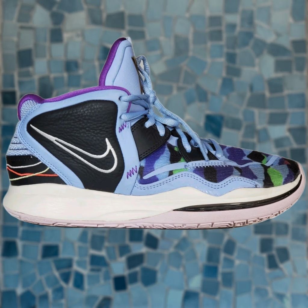 Nike NIKE Kyrie Infinity Basketball Sneakers Men US 8 Aluminum/Sail-Black CZ0204-400 Size US 8 / EU 41 - 1 Thumbnail