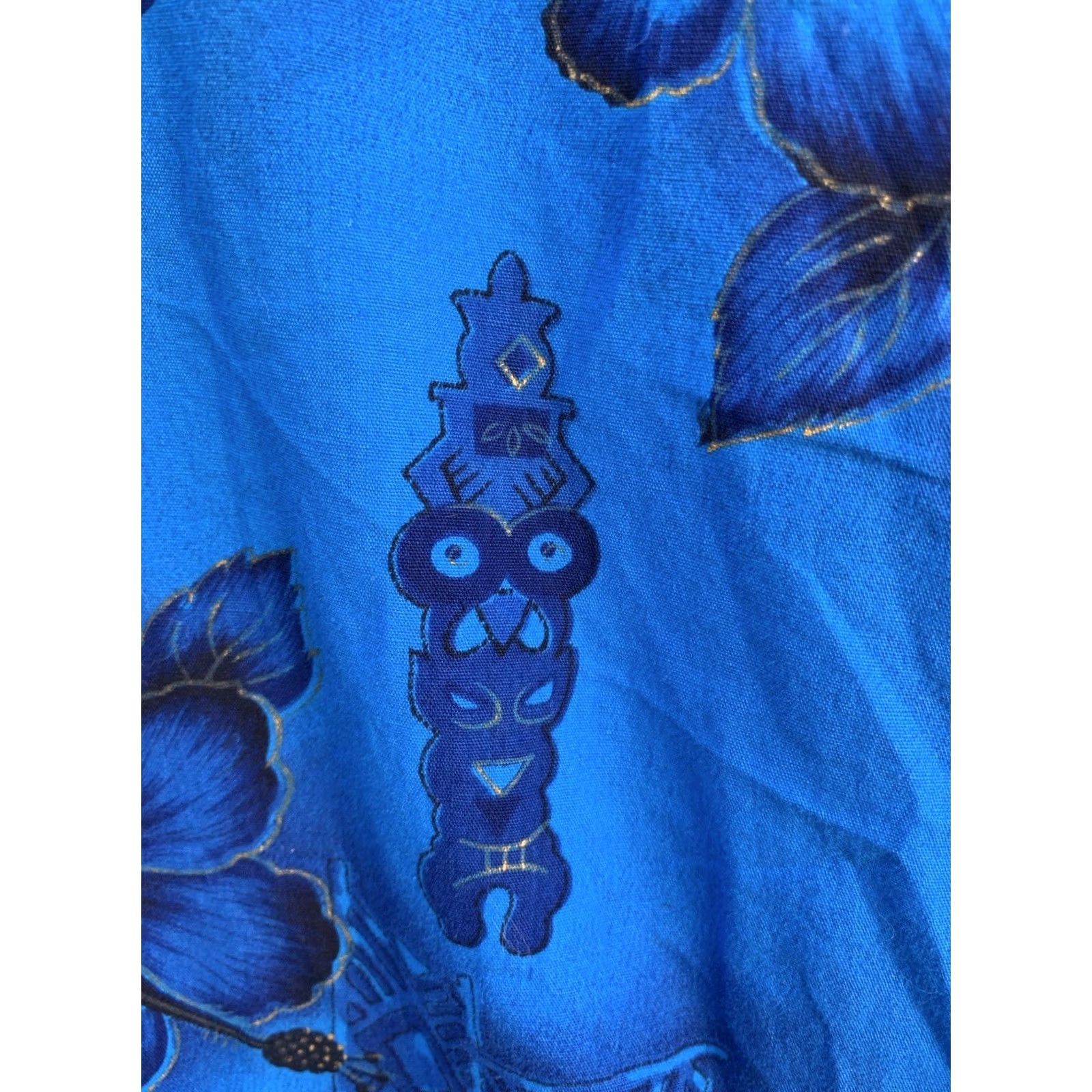 Vintage VINTAGE Ui Maikai Hawaiian Shirt Tiki Aloha Surf Blue Mens XS Size US XS / EU 42 / 0 - 3 Thumbnail