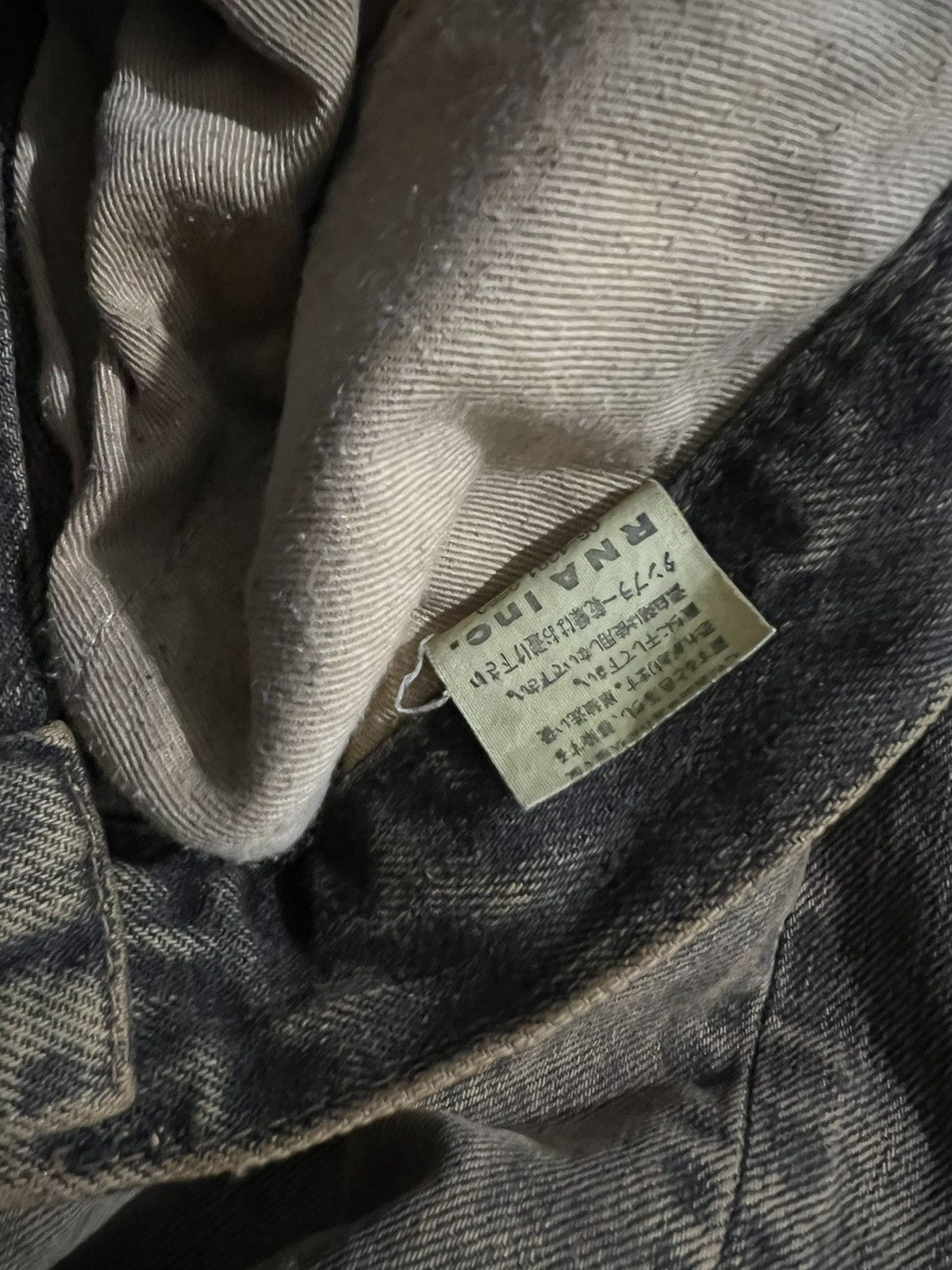 If Six Was Nine × Japanese Brand × Le Grande Bleu (L.G.B.) RNA SLANG mudwash distressed denim pants Size US 33 - 9 Thumbnail