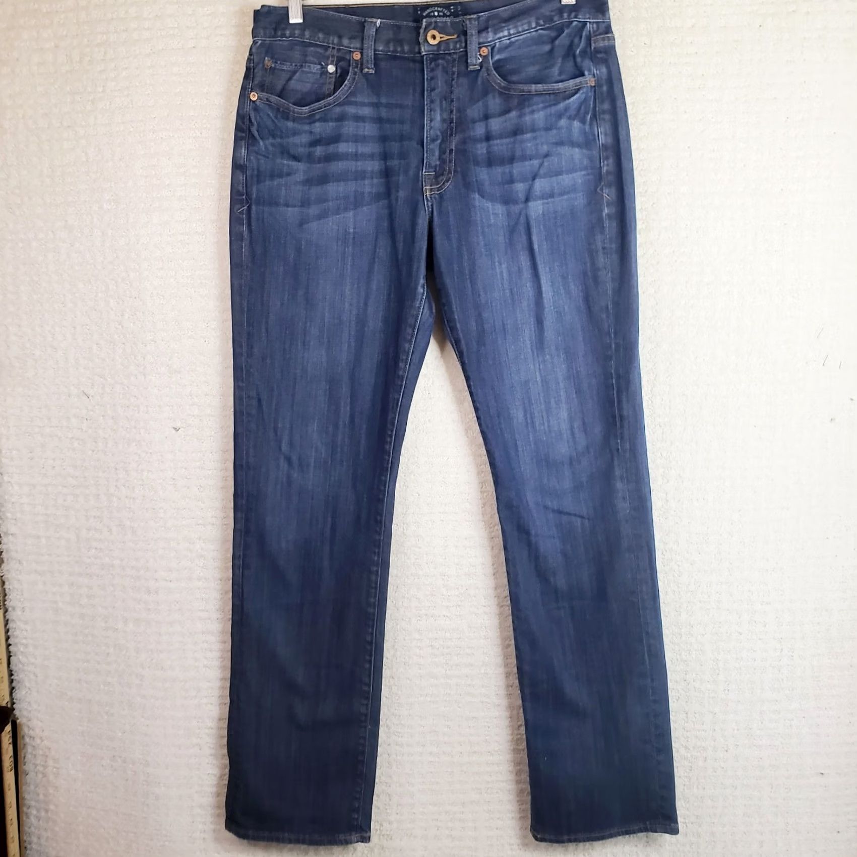 Lucky Brand Lucky Brand Jeans Slim Straight 32x32 Blue 121 Heritage Stretch Denim Men Size US 32 / EU 48 - 2 Thumbnail