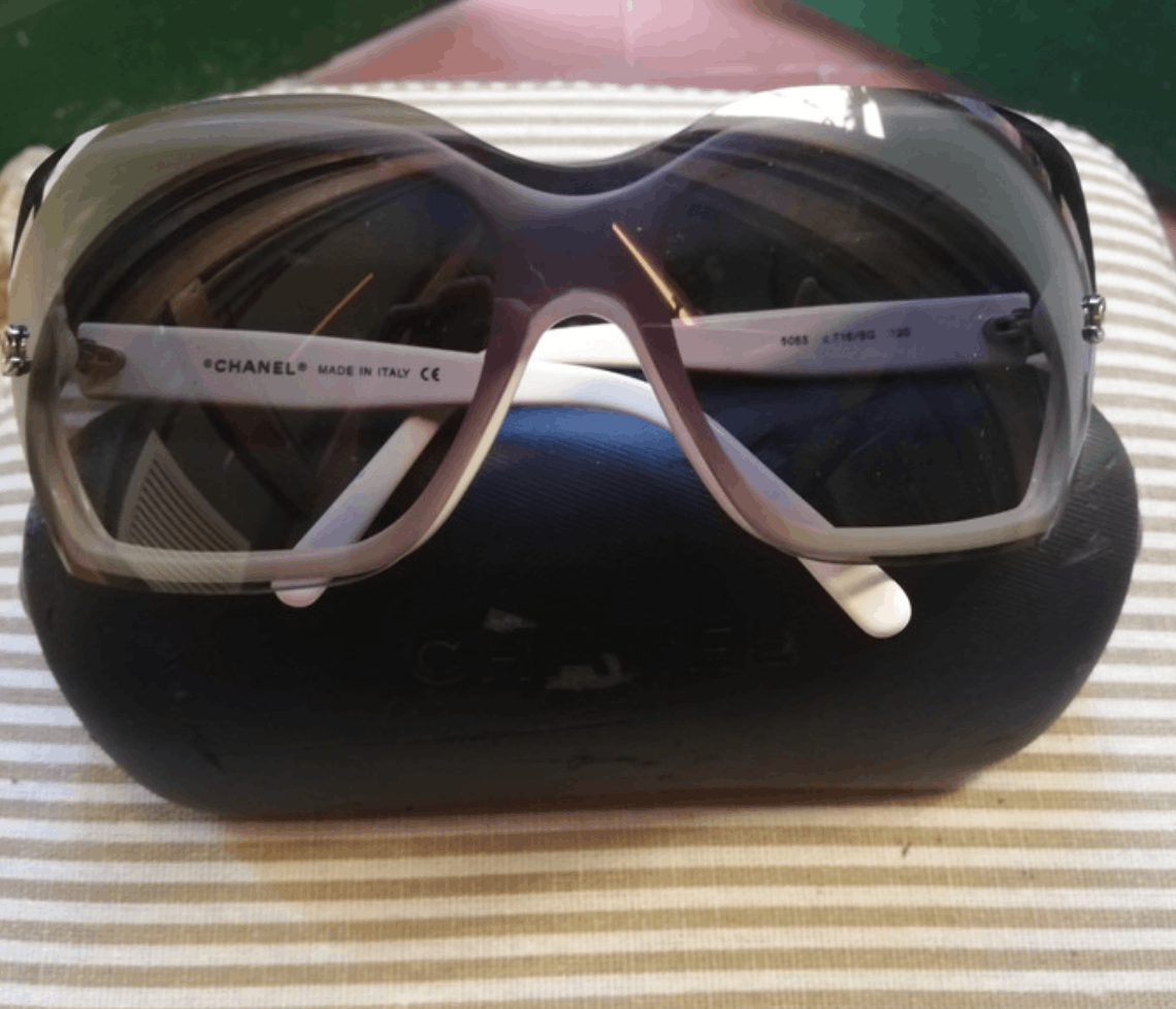 Chanel Chanel Sunglasses 5065 Mask Logo Rimless 4017 Vintage Size ONE SIZE - 2 Thumbnail