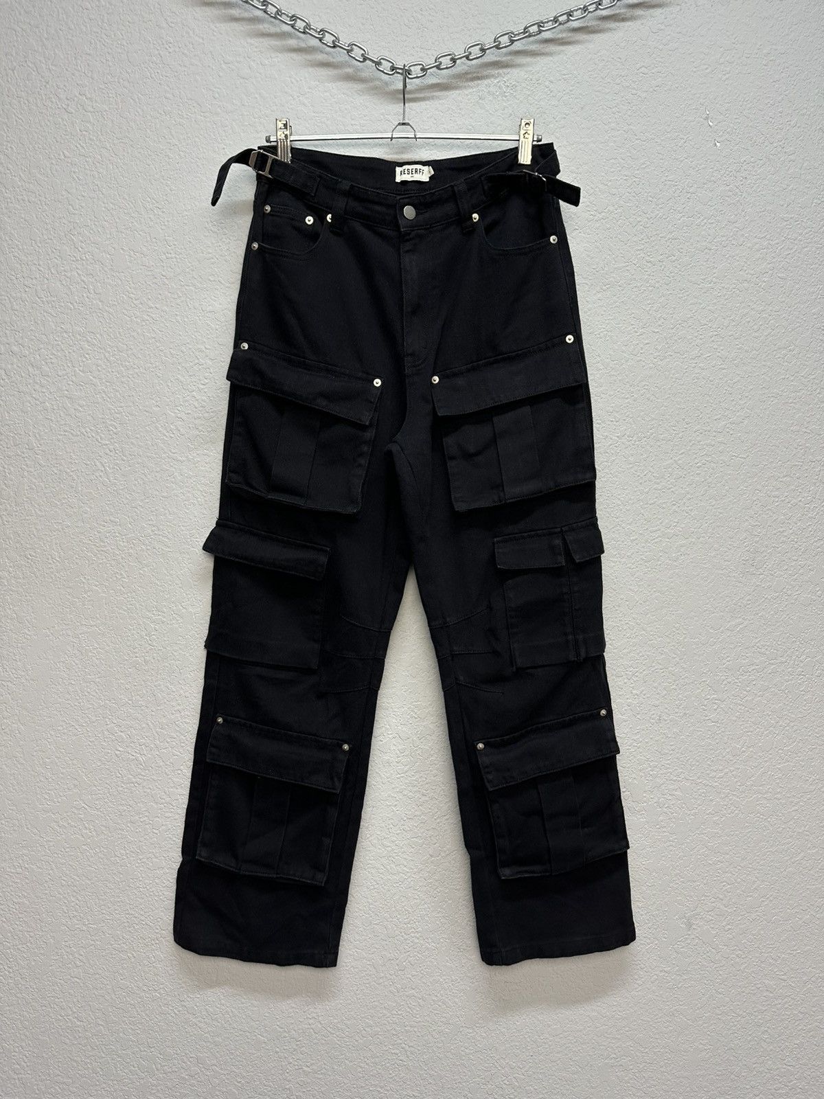 Japanese Brand Vintage Junya Watanabe Style Multi Pocket Cargo Pants Y2K Size US 32 / EU 48 - 5 Thumbnail