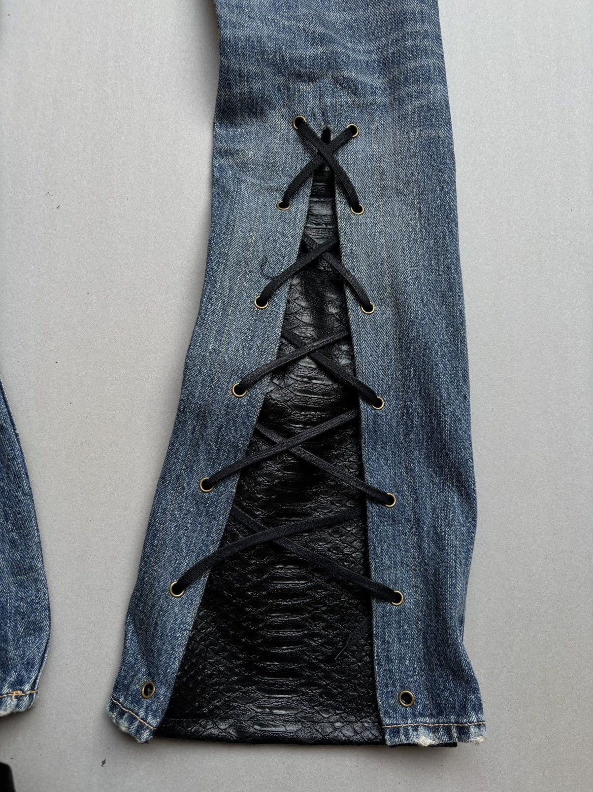 Johnbull Lace up flare jeans Size US 28 / EU 44 - 9 Thumbnail