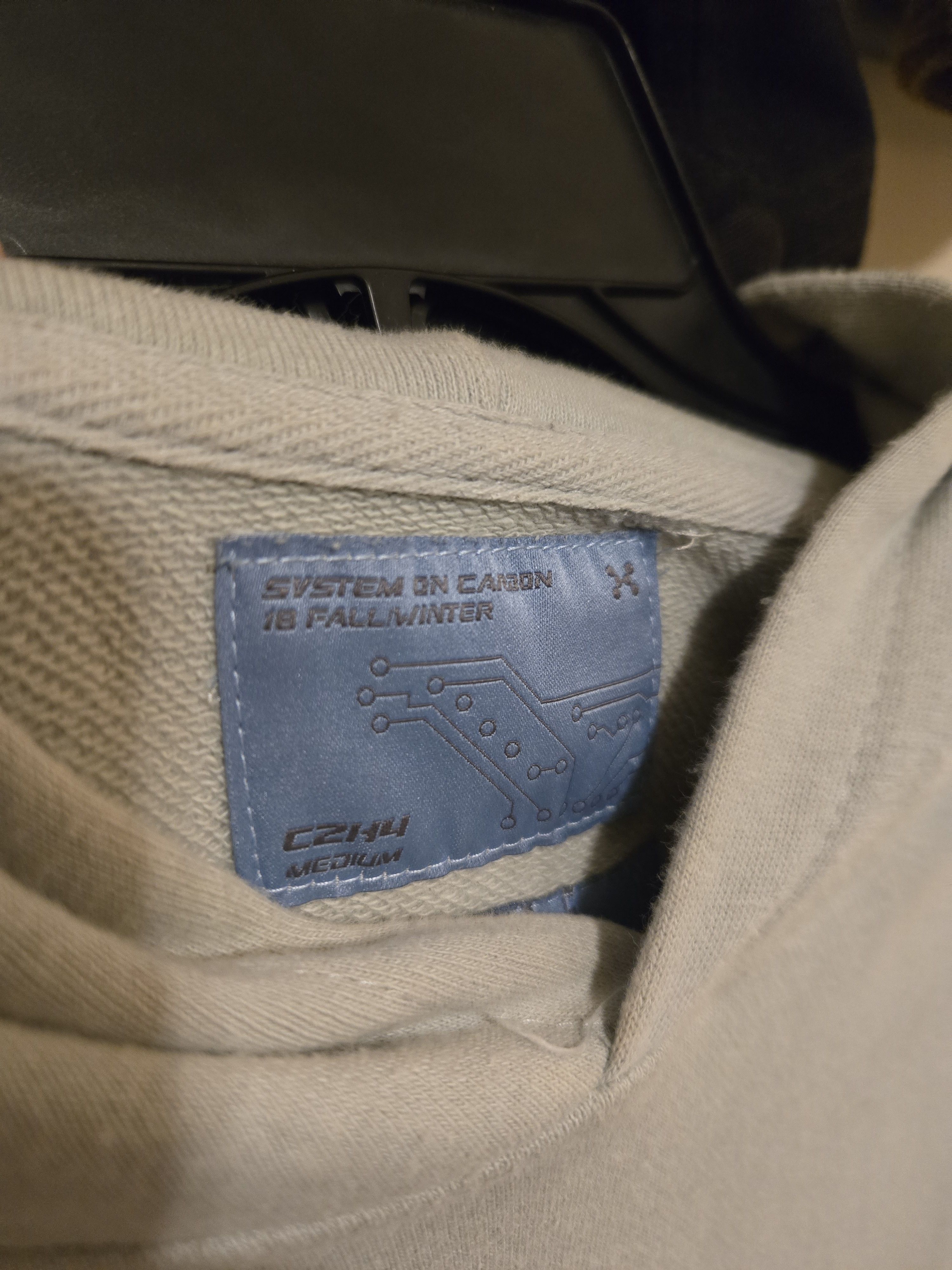C2H4 C2H4 System on Carbon - Multi Pocket/Data Cable Hoodie Size US M / EU 48-50 / 2 - 4 Thumbnail