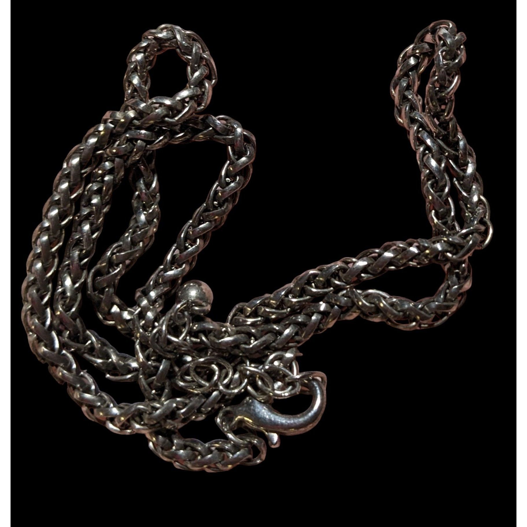 Other Silver Braided Chain Size ONE SIZE - 2 Thumbnail
