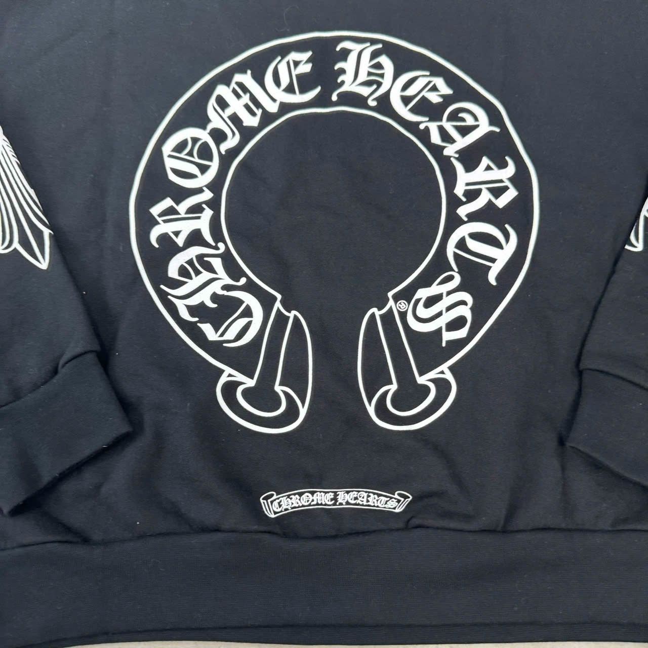 Chrome Hearts Chrome Hearts sweater black horeshoe Size US M / EU 48-50 / 2 - 7 Thumbnail