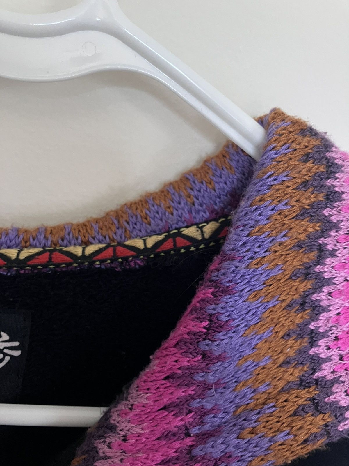 PPFM PPFM Short-Sleeve Knit Hoodie w Pink/Purple Striped Lining Size US M / EU 48-50 / 2 - 5 Thumbnail