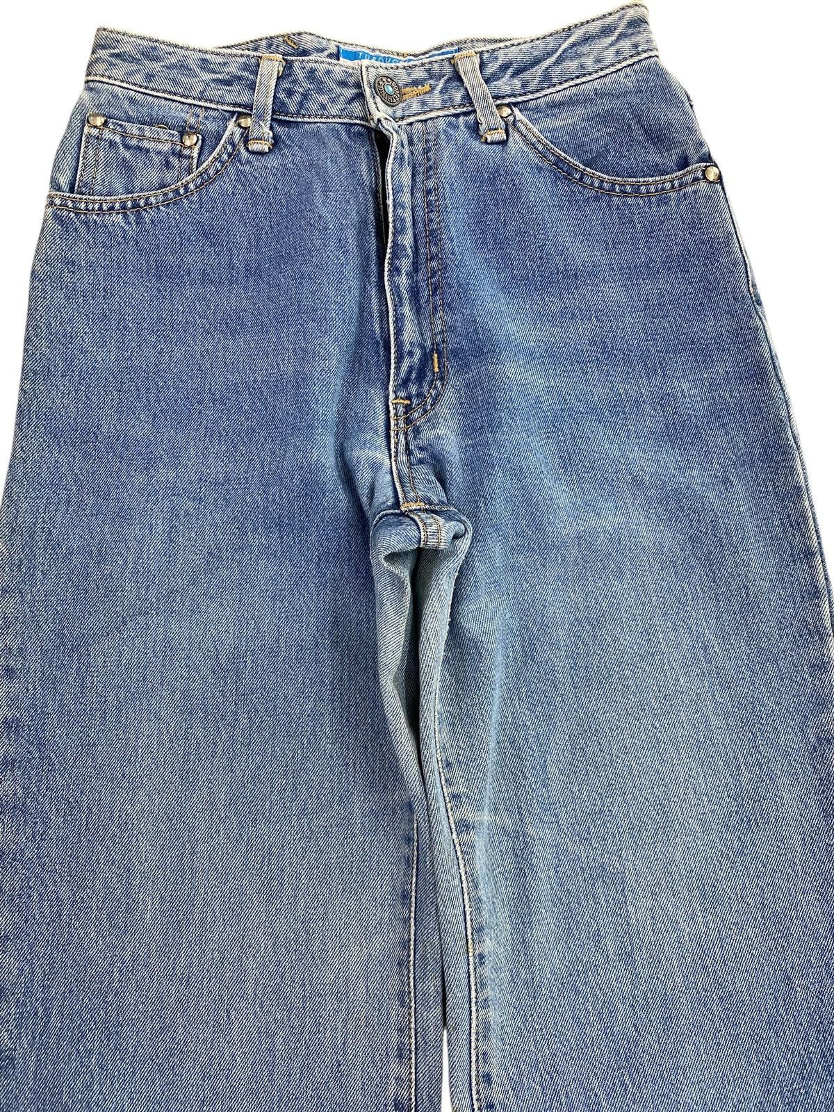 Edwin Edwin Acid Wash Straight Leg Style Jeans Size 24" / US 00 / IT 34 - 2 Thumbnail