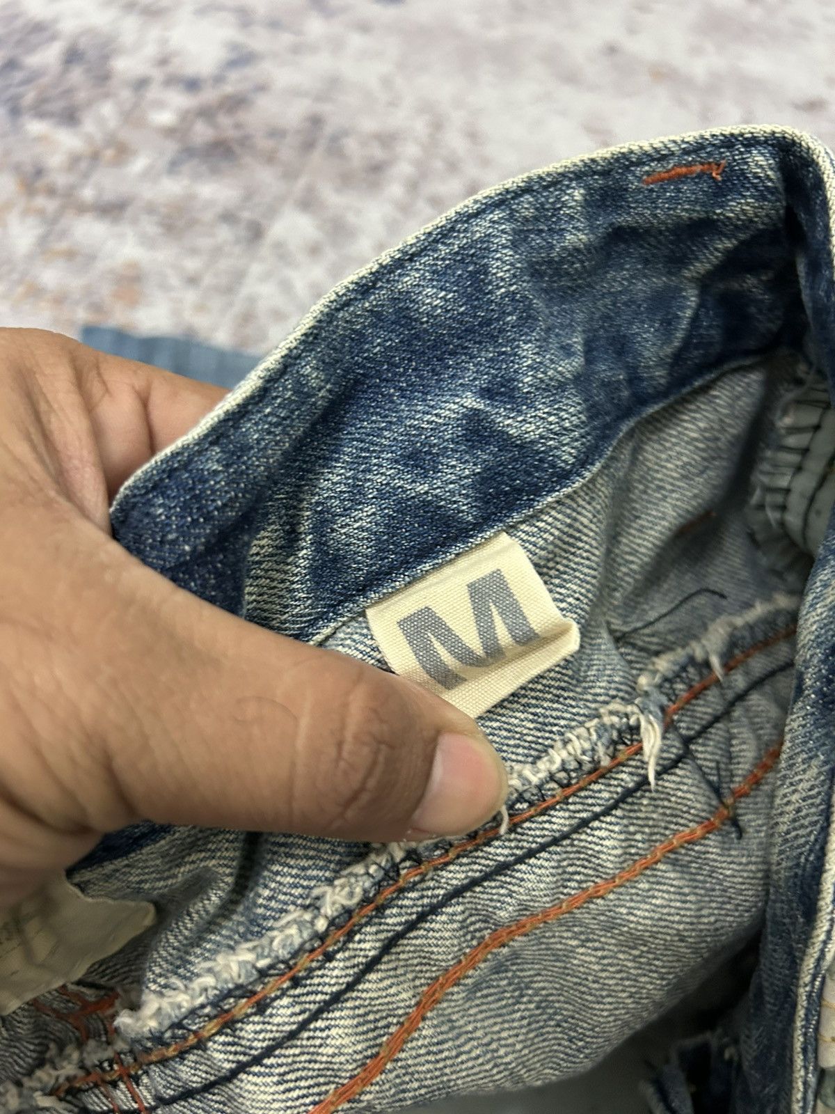If Six Was Nine × Isamu Katayama Backlash × Japanese Brand Lolita Washed Buckle Back Cropped jeans Size US 32 / EU 48 - 15 Thumbnail
