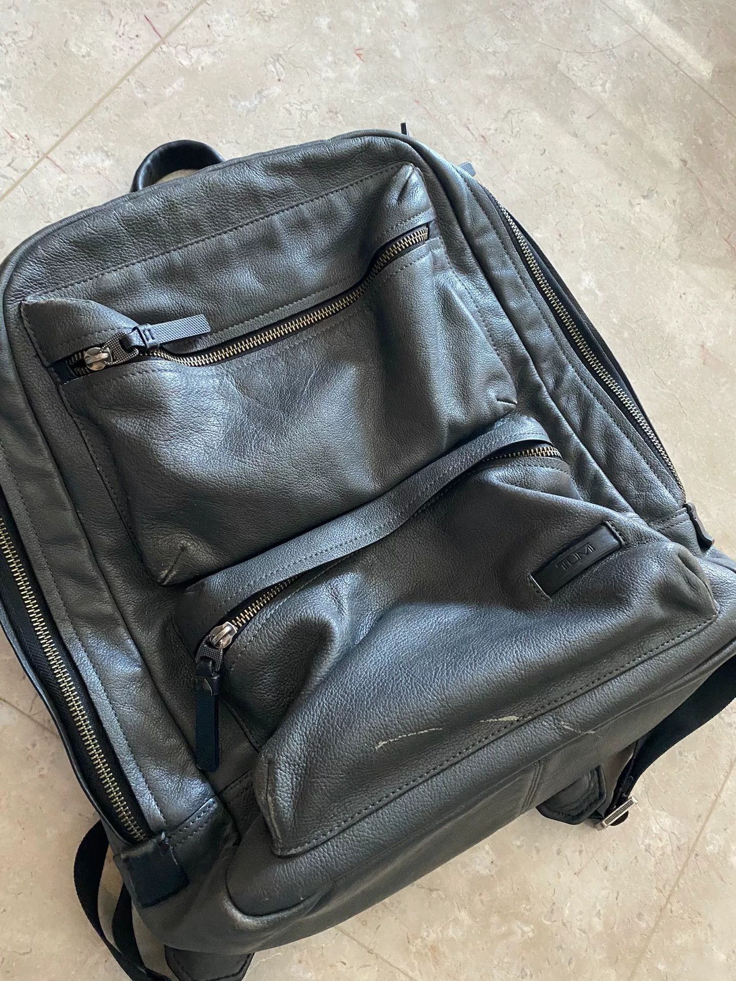 Tumi TUMI Mission Bryant Leather Backpack Size ONE SIZE - 1 Thumbnail