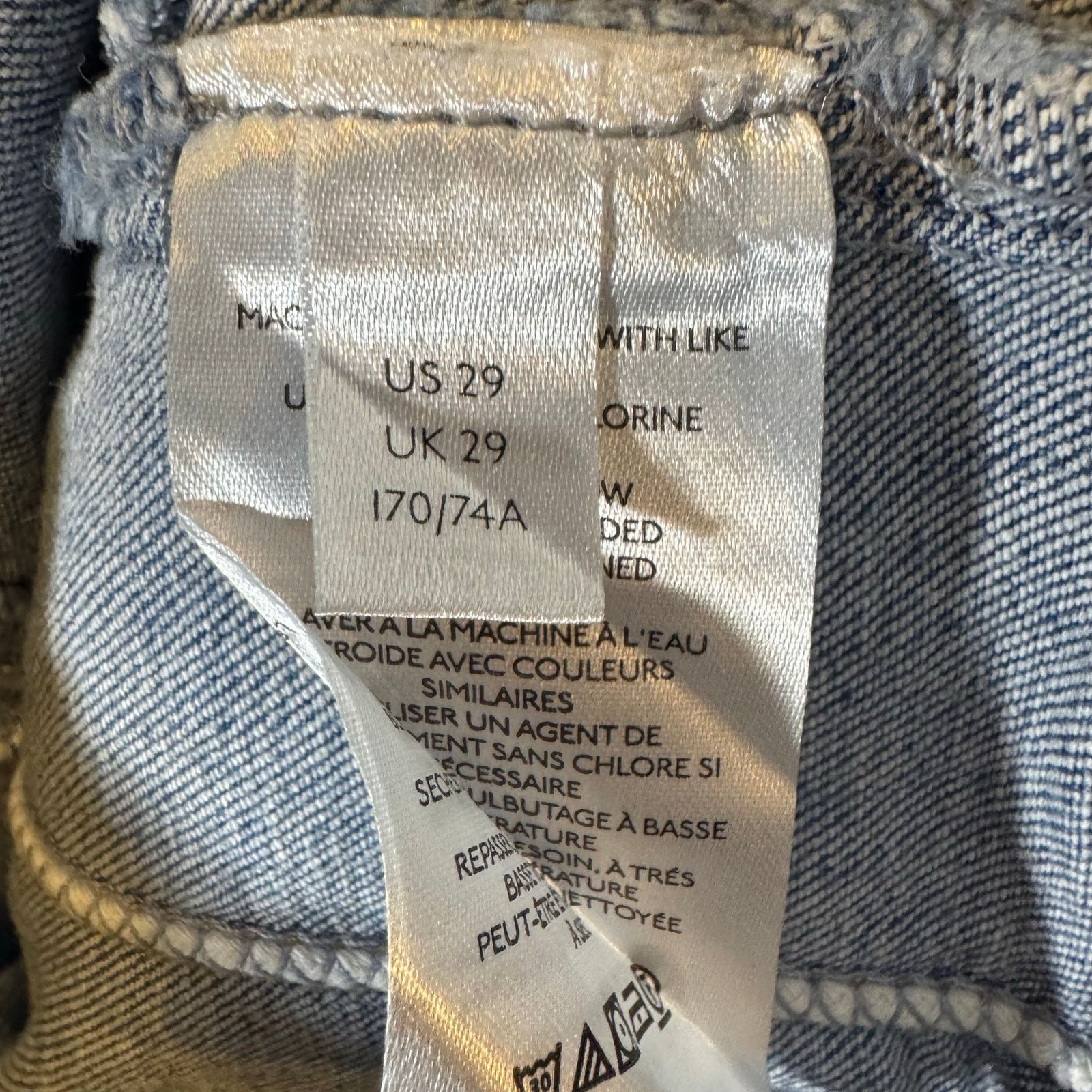 Free People Free People We The Free Ankle Jeans 29 Stretch Booty-Lifting Size 29" - 7 Thumbnail