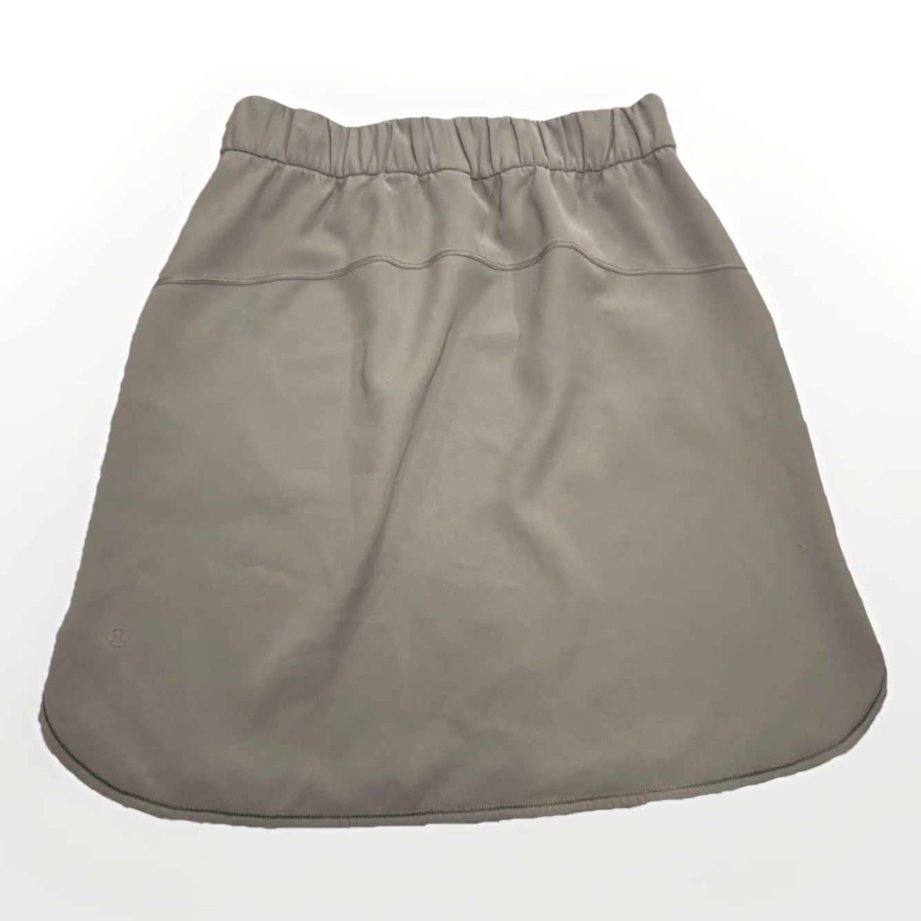 Lululemon Lululemon On The Fly Skirt Women Size 8 Gray Drawstring Mini Unlined LW8A87S Size 30" / US 8 / IT 44 - 6 Thumbnail