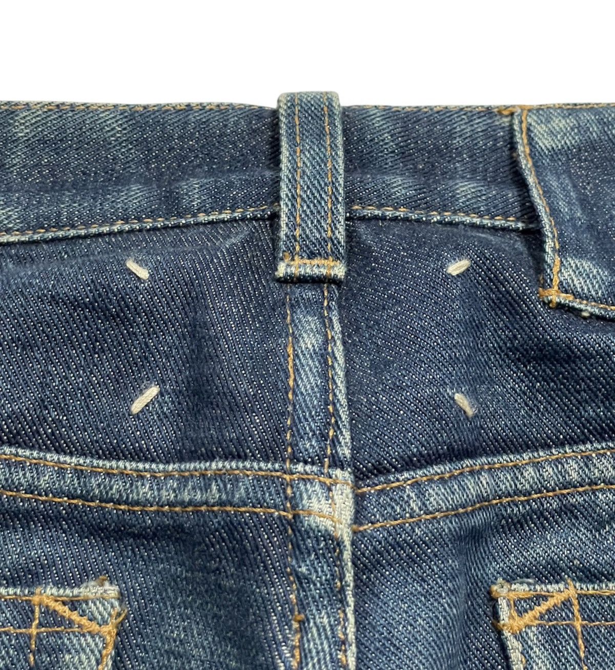 Maison Margiela SS03 Flare Distressed Jeans Size US 29 - 4 Thumbnail
