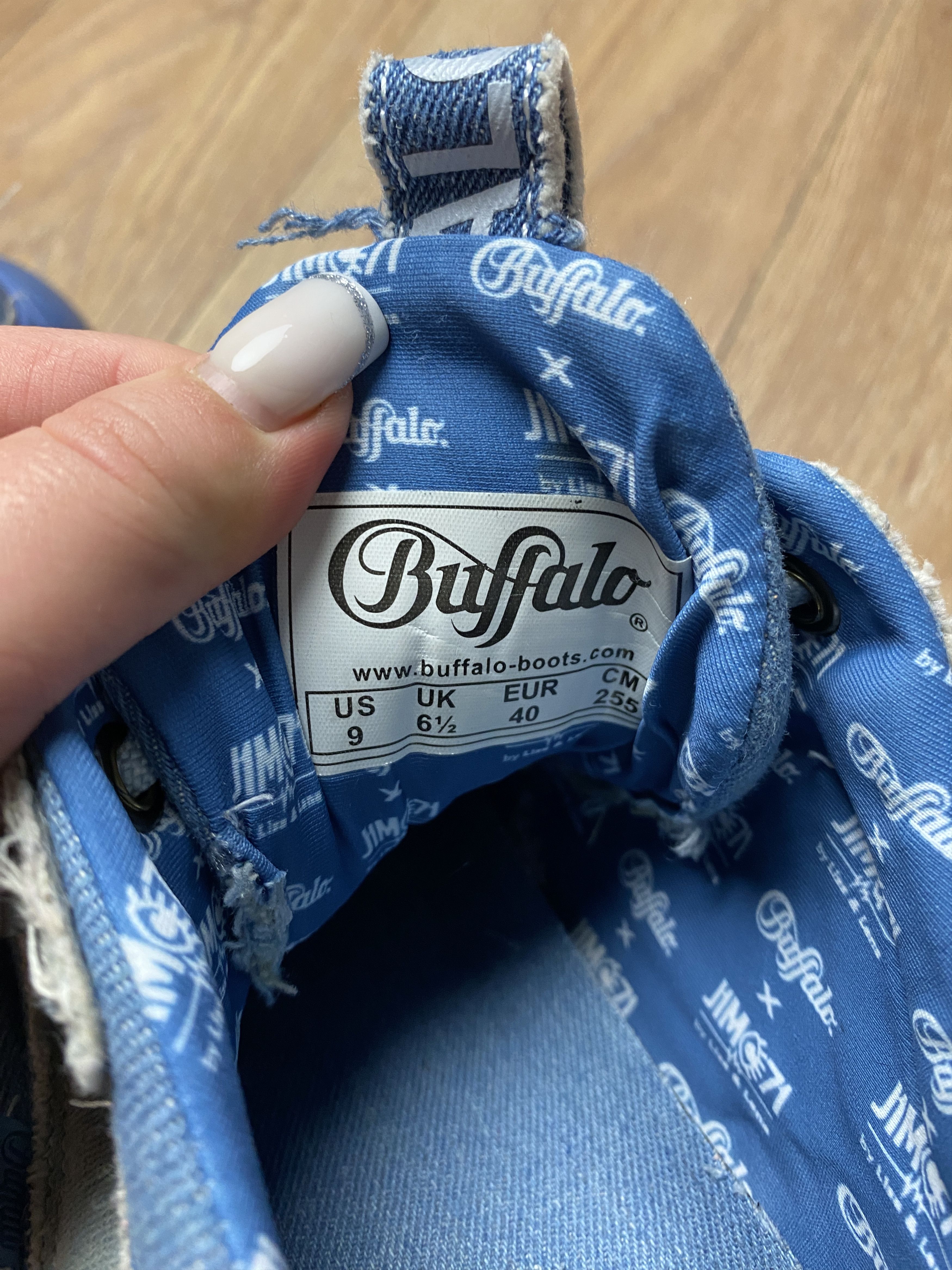 Buffalo London Buffalo London x J1MO71 by Lisa and Lena chunky denim shoes Size US 9 / IT 39 - 9 Thumbnail