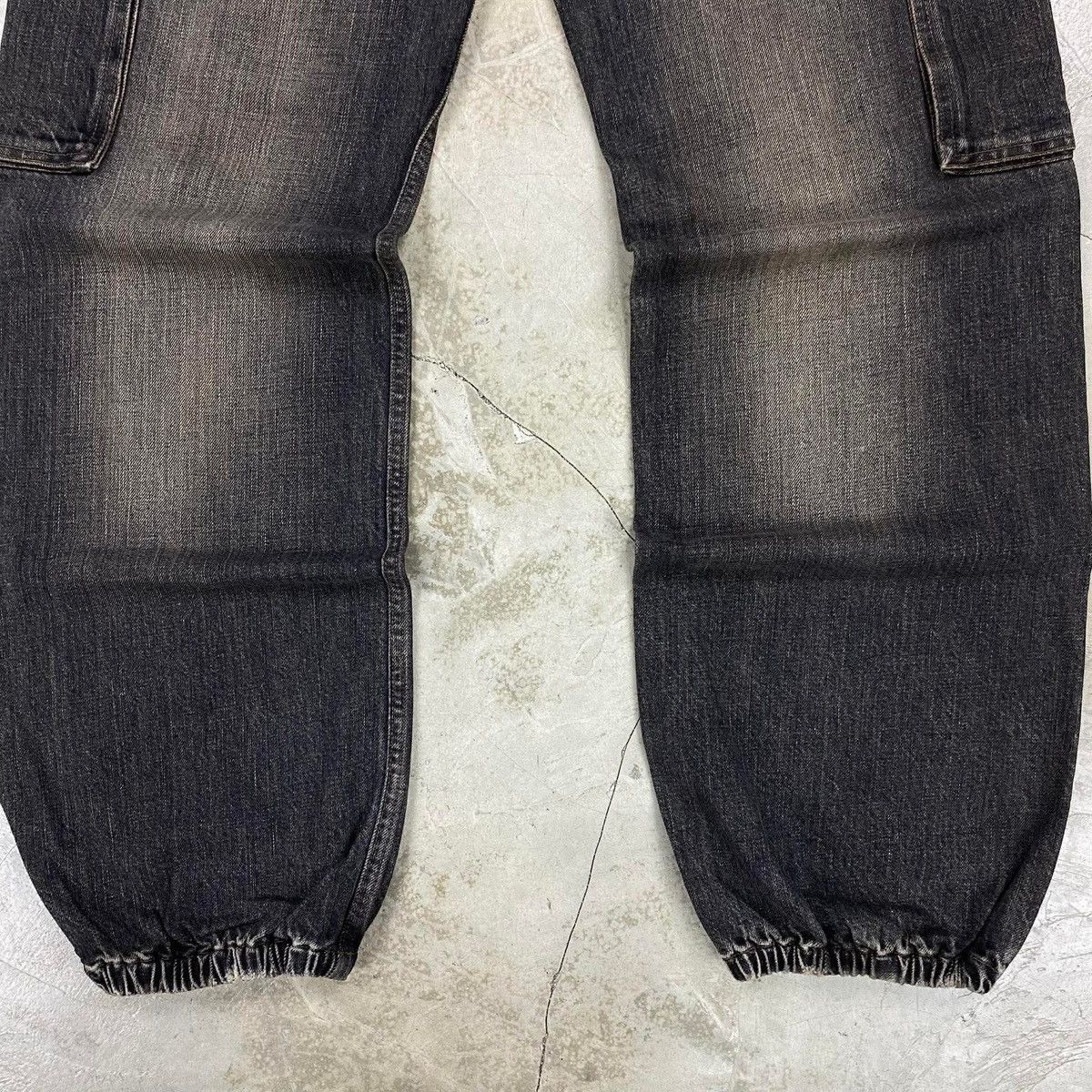 Neil Barrett Aged Vintage Denim Cuffed Pants Size US 32 / EU 48 - 13 Thumbnail