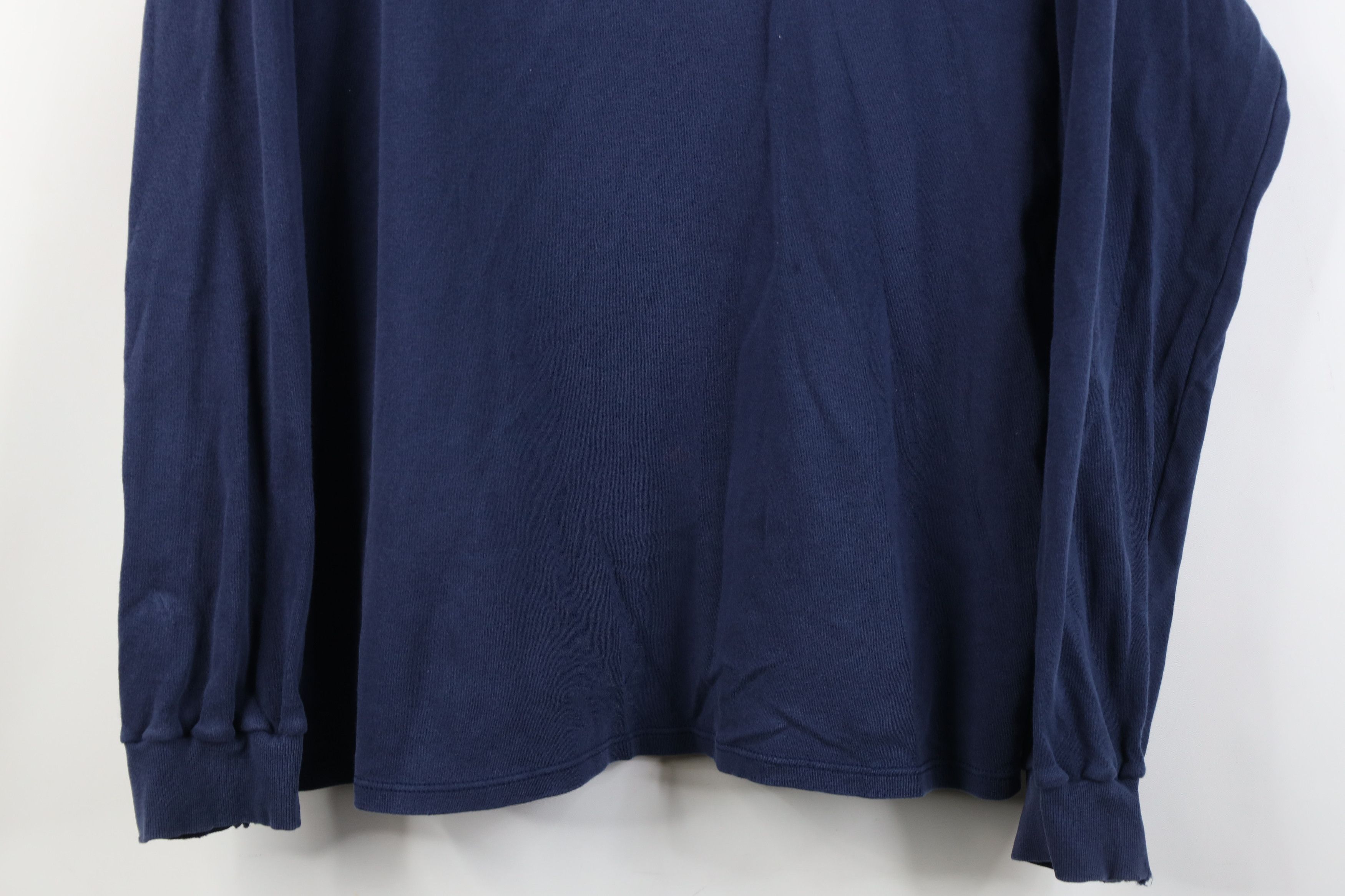 Vintage Vintage 70s Streetwear Turtleneck Long Sleeve T-Shirt USA Size XL / US 12-14 / IT 48-50 - 3 Thumbnail