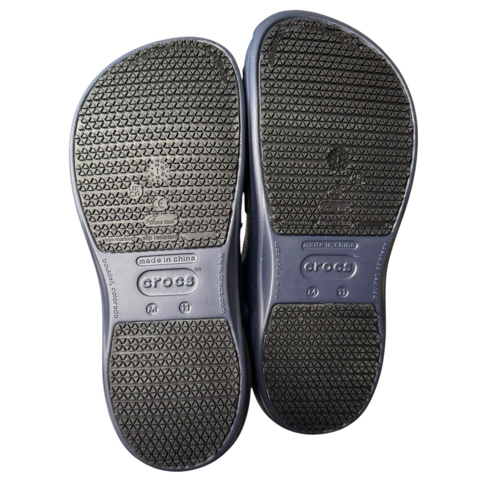 Crocs Crocs NEW Bistro Work Clogs Navy Blue Men’s 11 Size US 11 / EU 44 - 7 Thumbnail