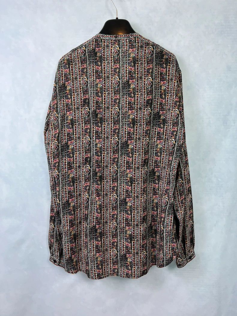 Yves Saint Laurent Saint Laurent18ss mulberry silk Morocco shirt 2503-Nextarro Size US XXS / EU 40 - 2 Thumbnail