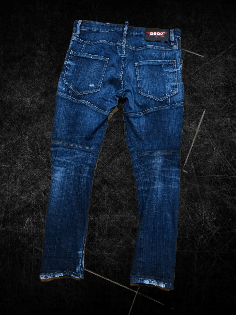 Dsquared2 Dsquared2 Ripped Tidy Biker Jeans Skinny Straight Cropped Size US 32 / EU 48 - 1 Thumbnail