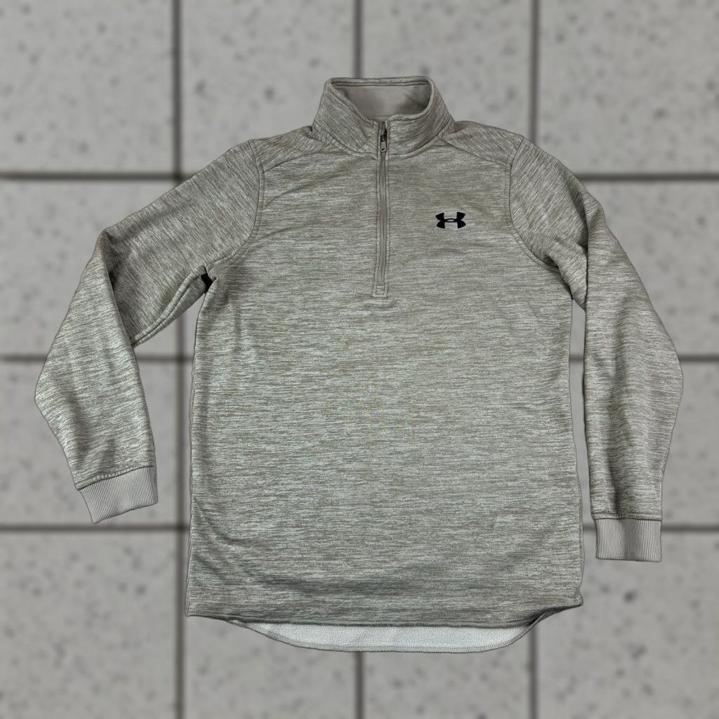 Under Armour Under Armour Mens Shirt Tan Brown Coldgear 1/2 Zip Pullover Loose Size Small Size US S / EU 44-46 / 1 - 1 Thumbnail