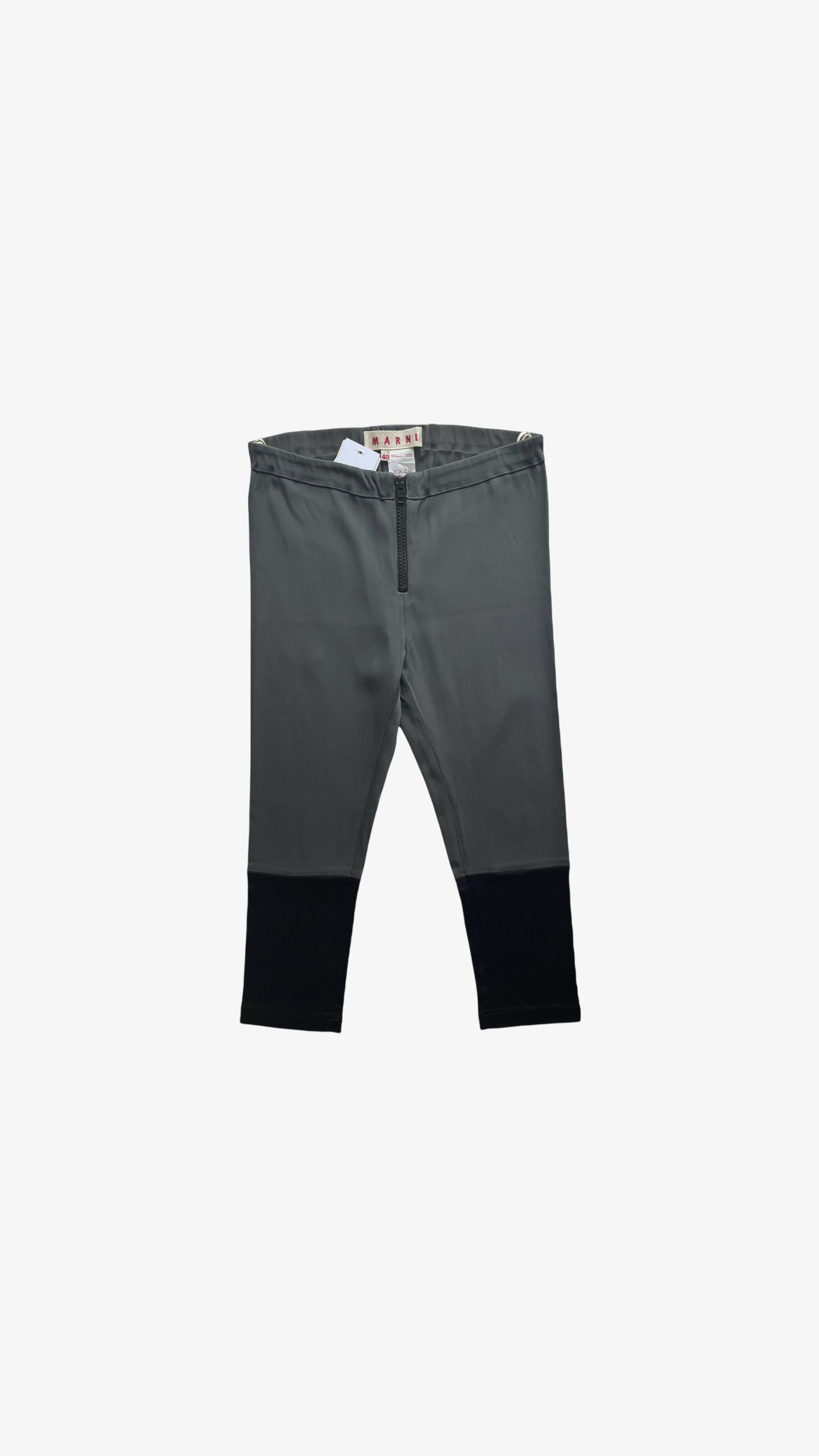 Marni Vintage Y2K Marni Grey & Black Striped Trousers BNWT Size 27" / US 4 / IT 40 - 1 Thumbnail