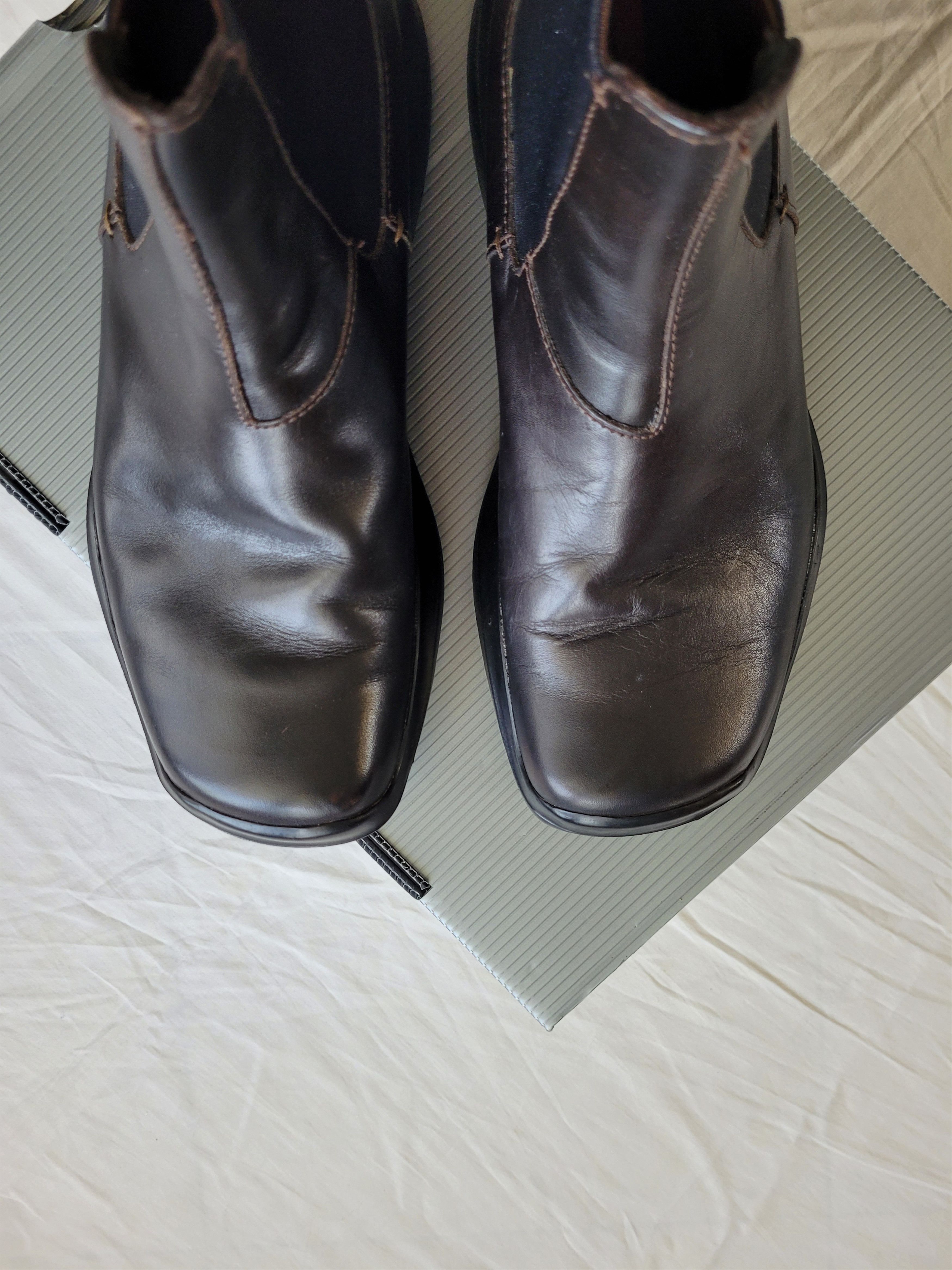 Prada Prada Fall-1999 archive Vibram-sole square-toed boots Size US 11 / EU 44 - 13 Thumbnail