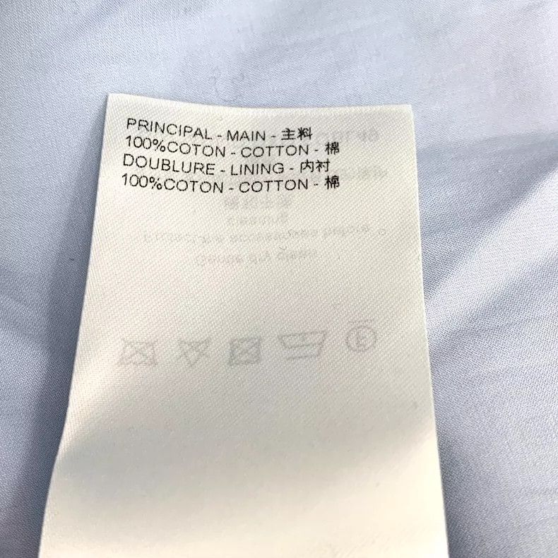 Louis Vuitton Louis Vuitton 24 blue cotton lapel single-breasted long-sl Size XS / US 0-2 / IT 36-38 - 7 Thumbnail