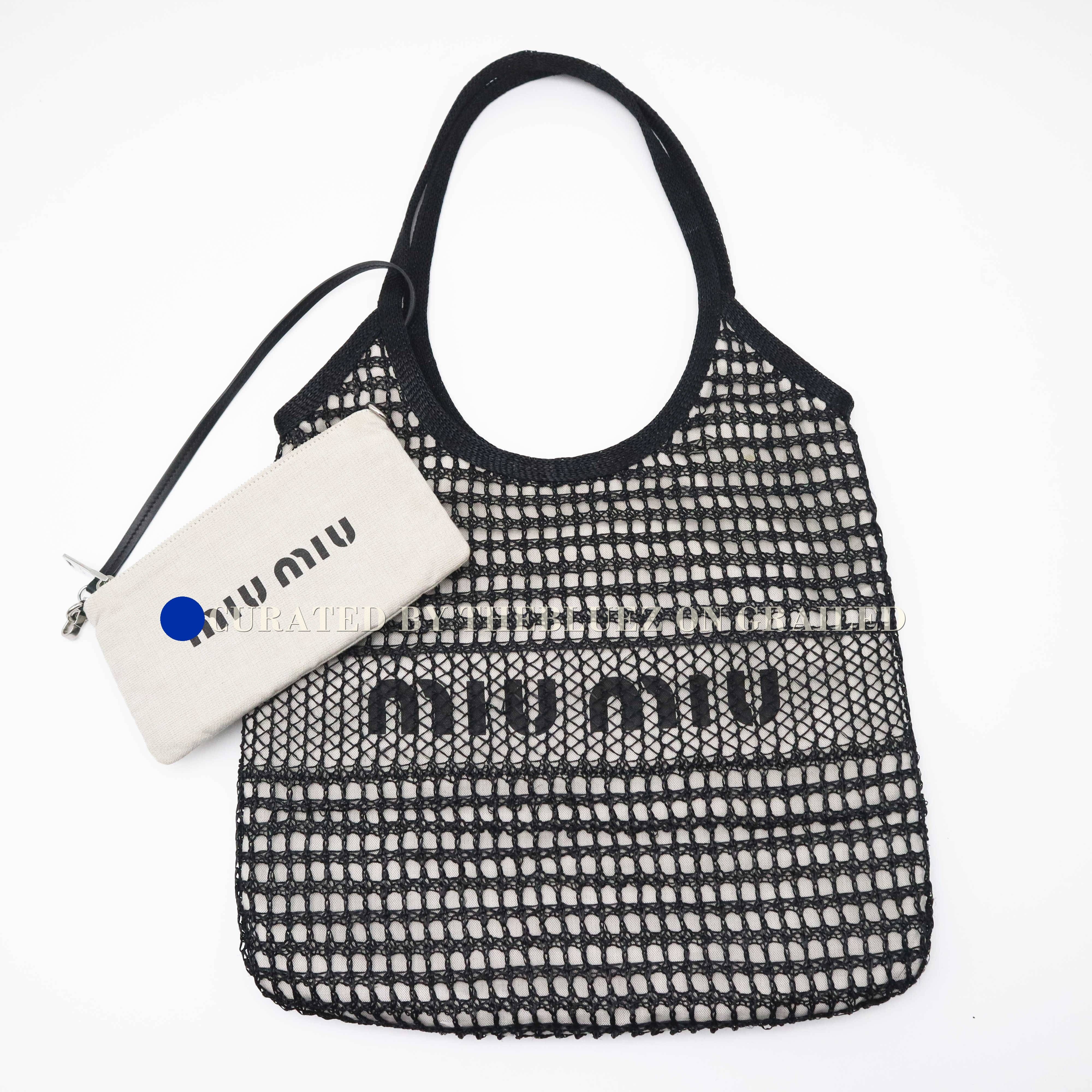Miu Miu Miu Miu 25ss Ivy Mesh Tote Bag Size ONE SIZE - 1 Thumbnail