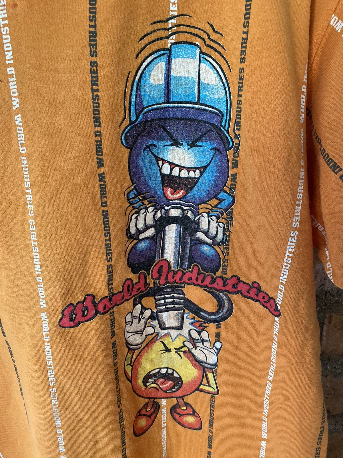 World Industries 🔥1990s World Industries Anime grind tee Size US L / EU 52-54 / 3 - 5 Thumbnail