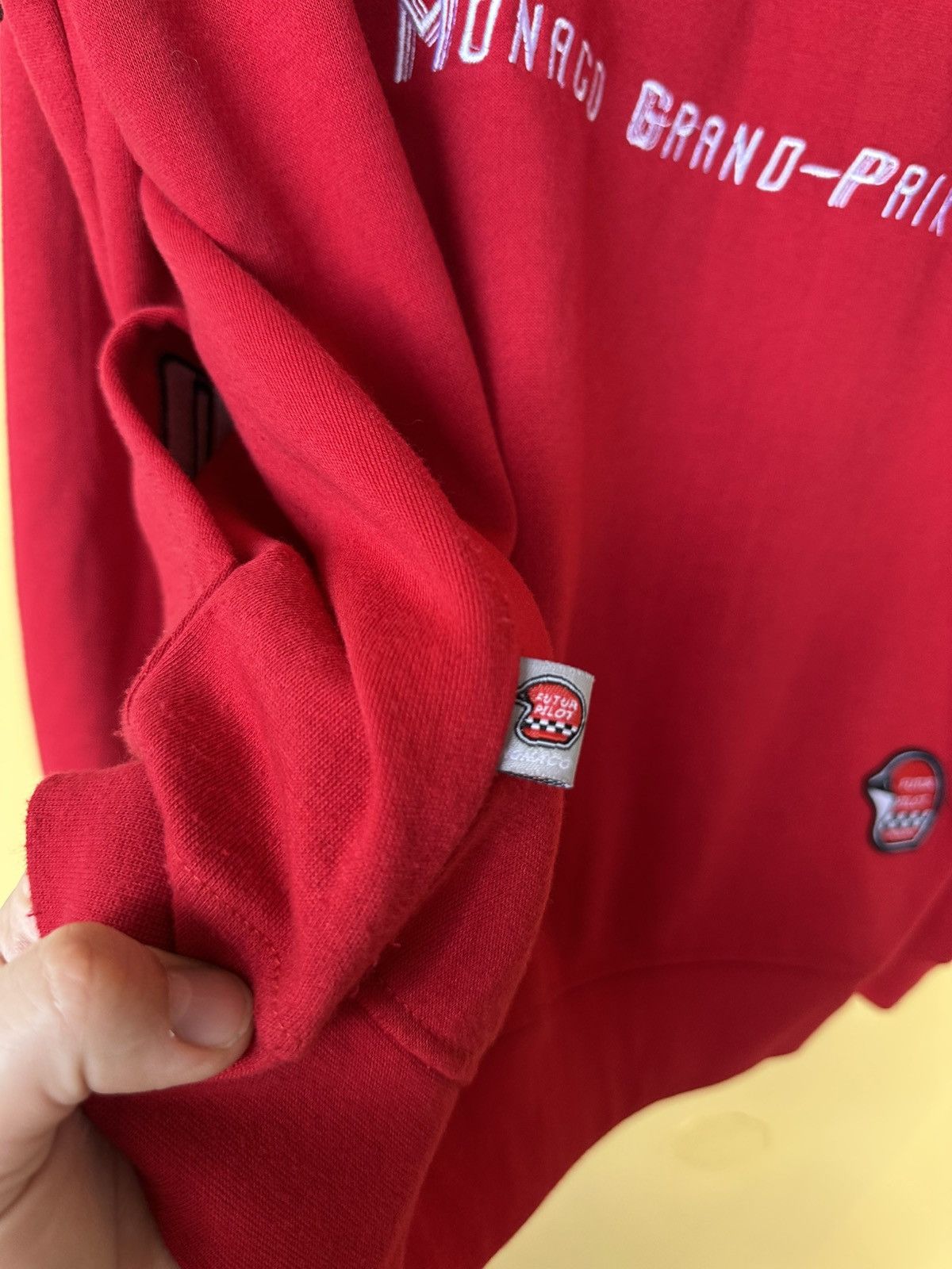 Other Vintage Official Monaco Grand Prix Mens Zip Up Hoodie - Red Size US L / EU 52-54 / 3 - 10 Thumbnail