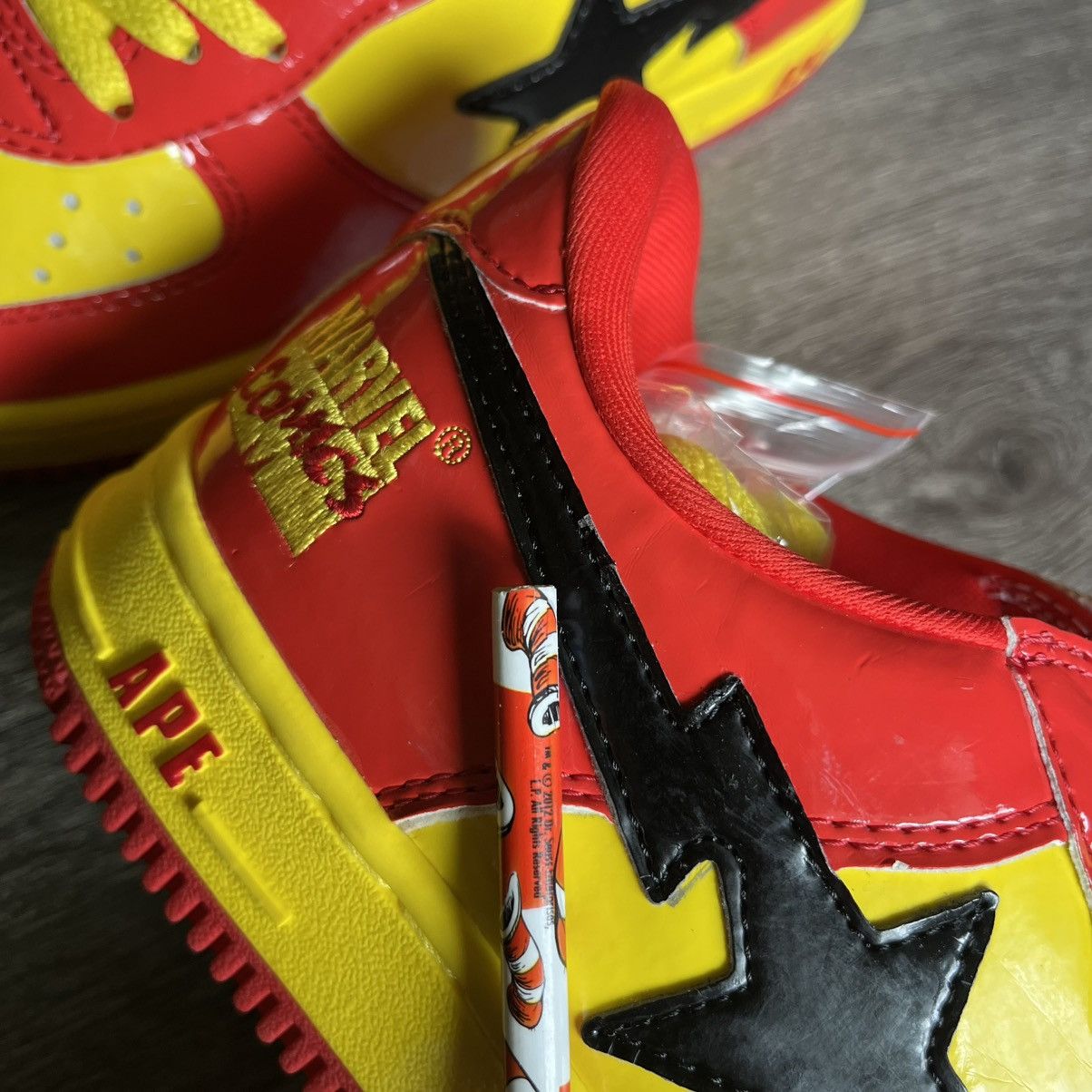 Bape × Marvel Comics NEW RARE OG 2005 A BATHING APE BAPESTA IRON MAN MARVEL SHOES Size US 8 / EU 41 - 12 Thumbnail