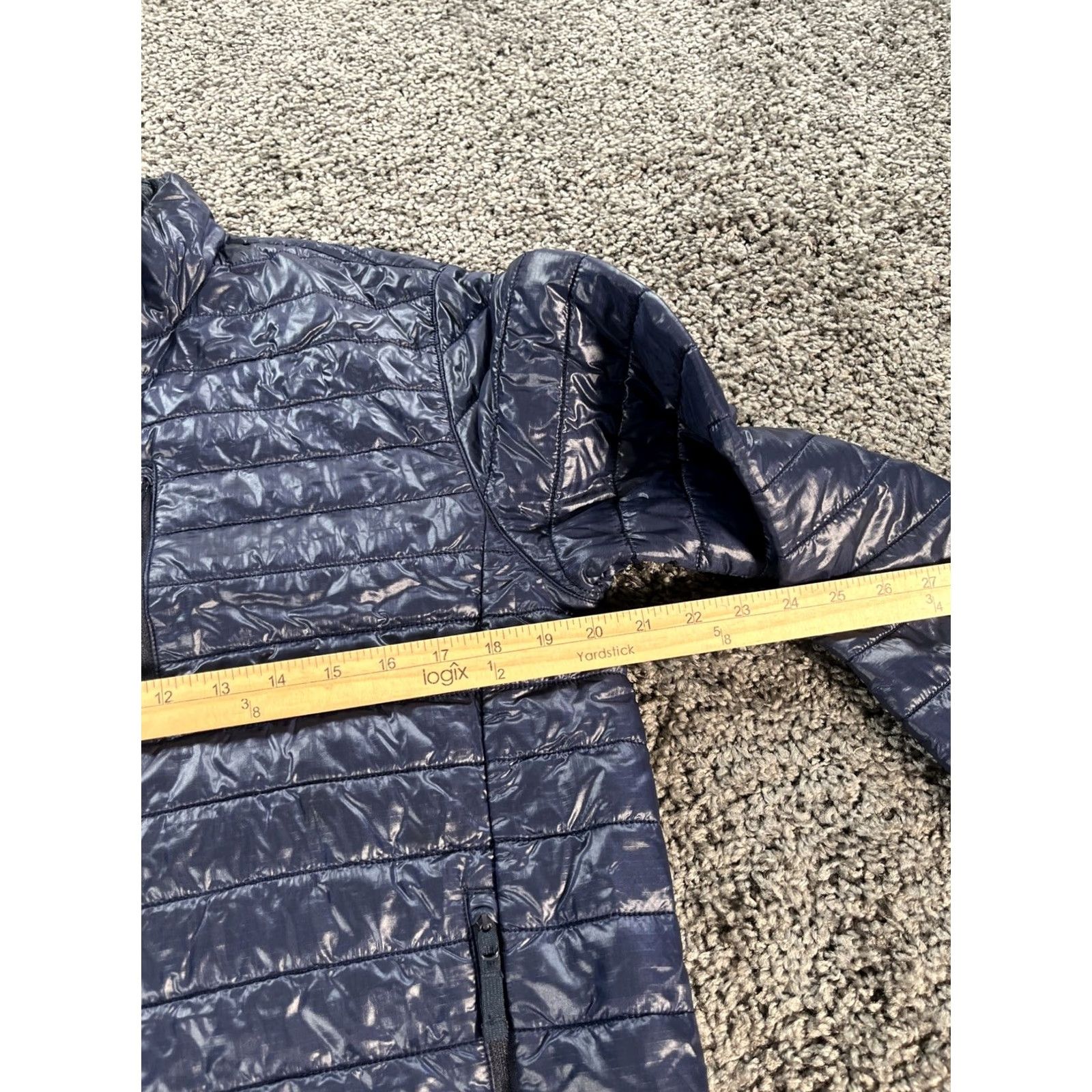 J.Crew J. Crew Puffer Jacket Mens Medium Coat Primaloft Full Zip Blue 3 in 1 System Nylon Lining Quilted Logo Embroidered Size US M / EU 48-50 / 2 - 3 Thumbnail